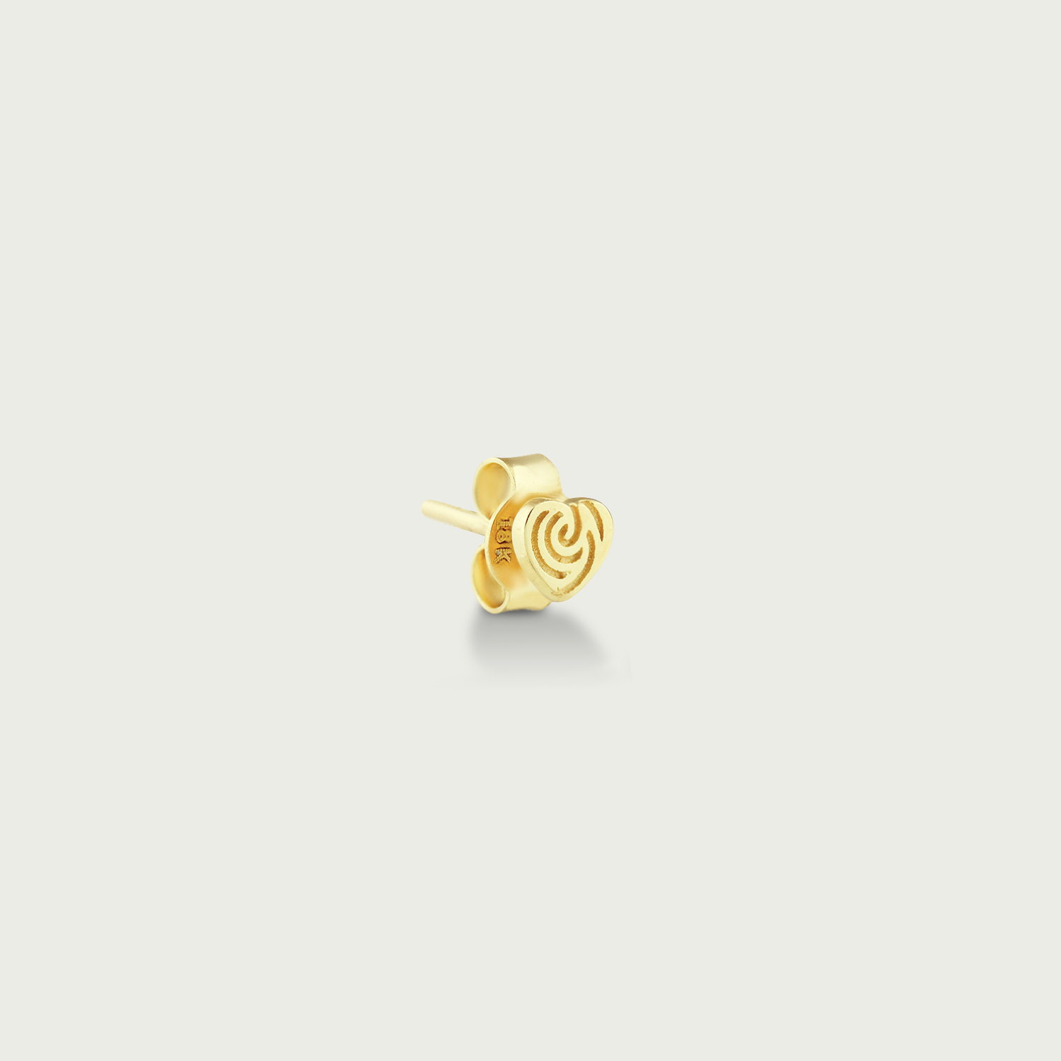 Clock-Out Chic Flower Gold Stud Earrings