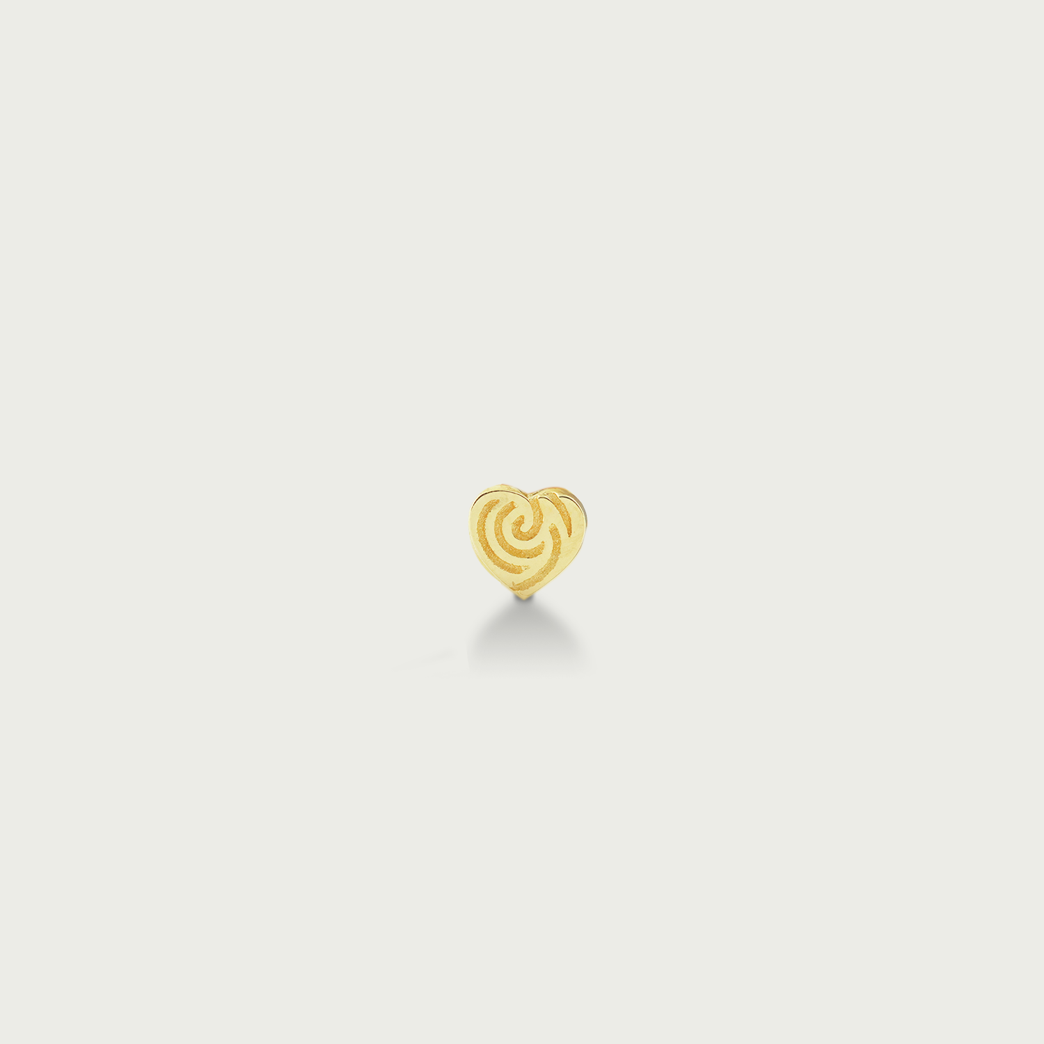 Clock-Out Chic Flower Gold Stud Earrings