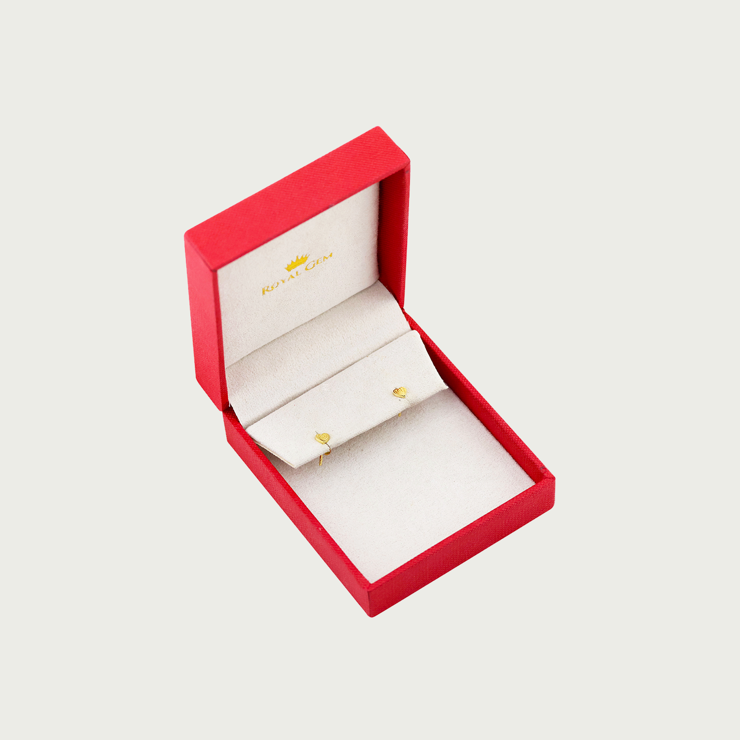 Clock-Out Chic Flower Gold Stud Earrings