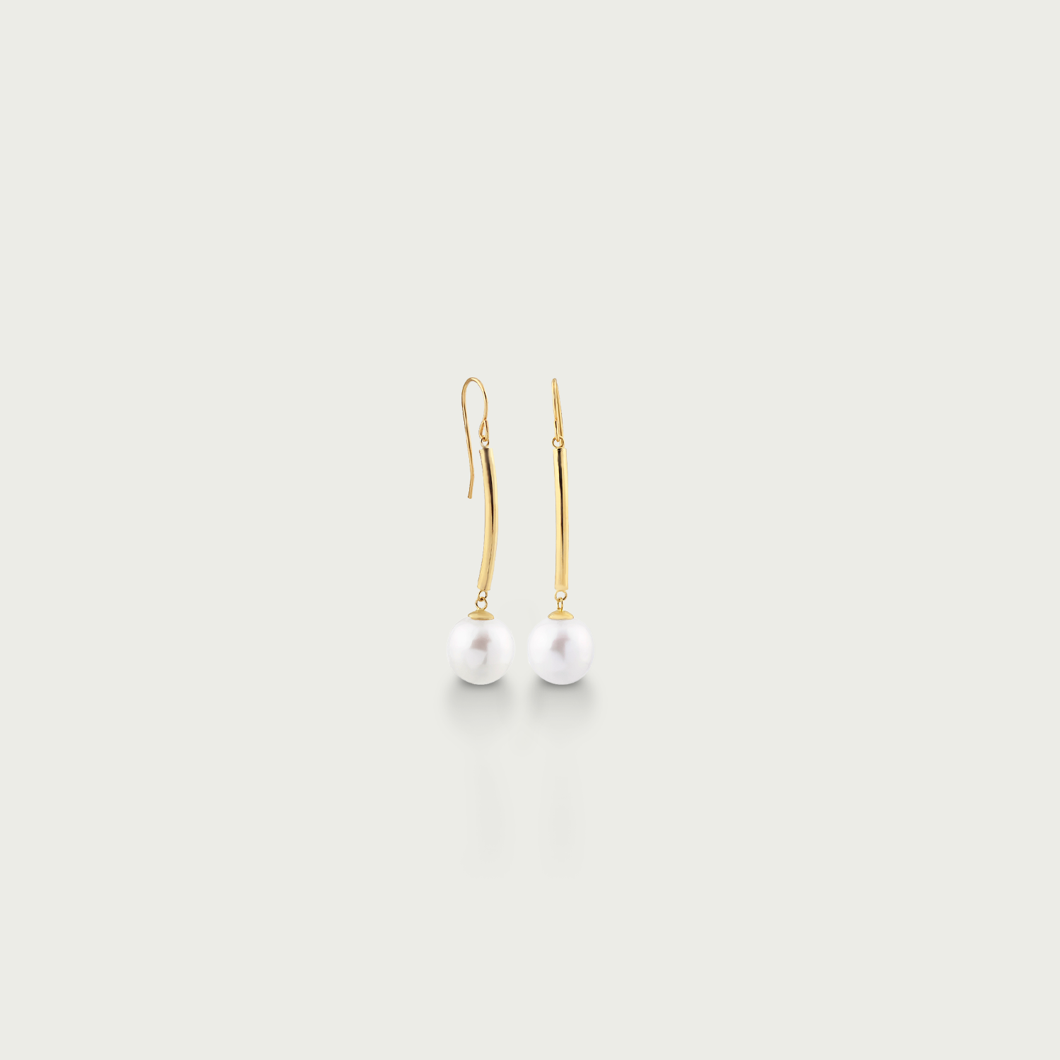 Sunset Swing Pearl Dangling Earrings
