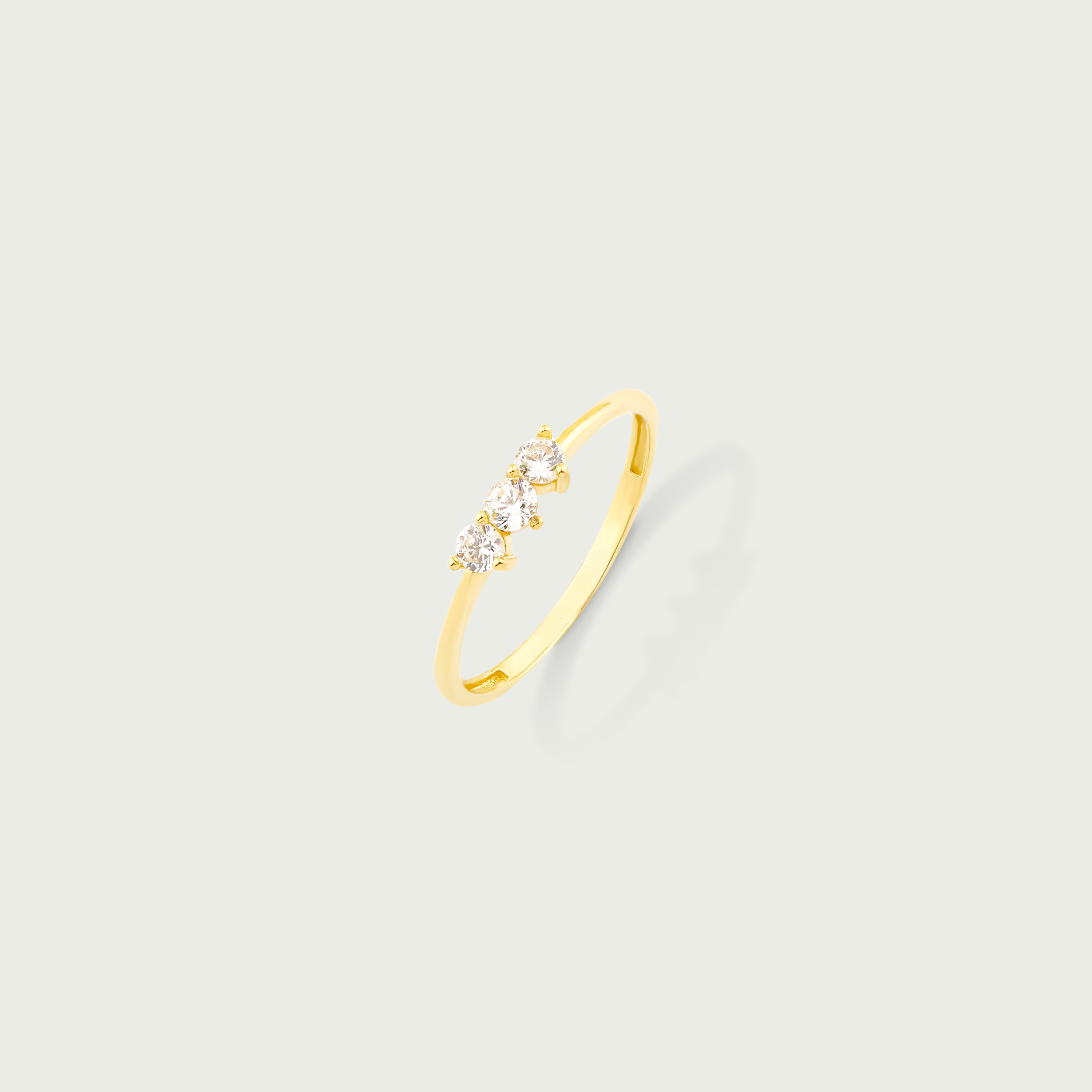 Signature Move Three Gold Ring