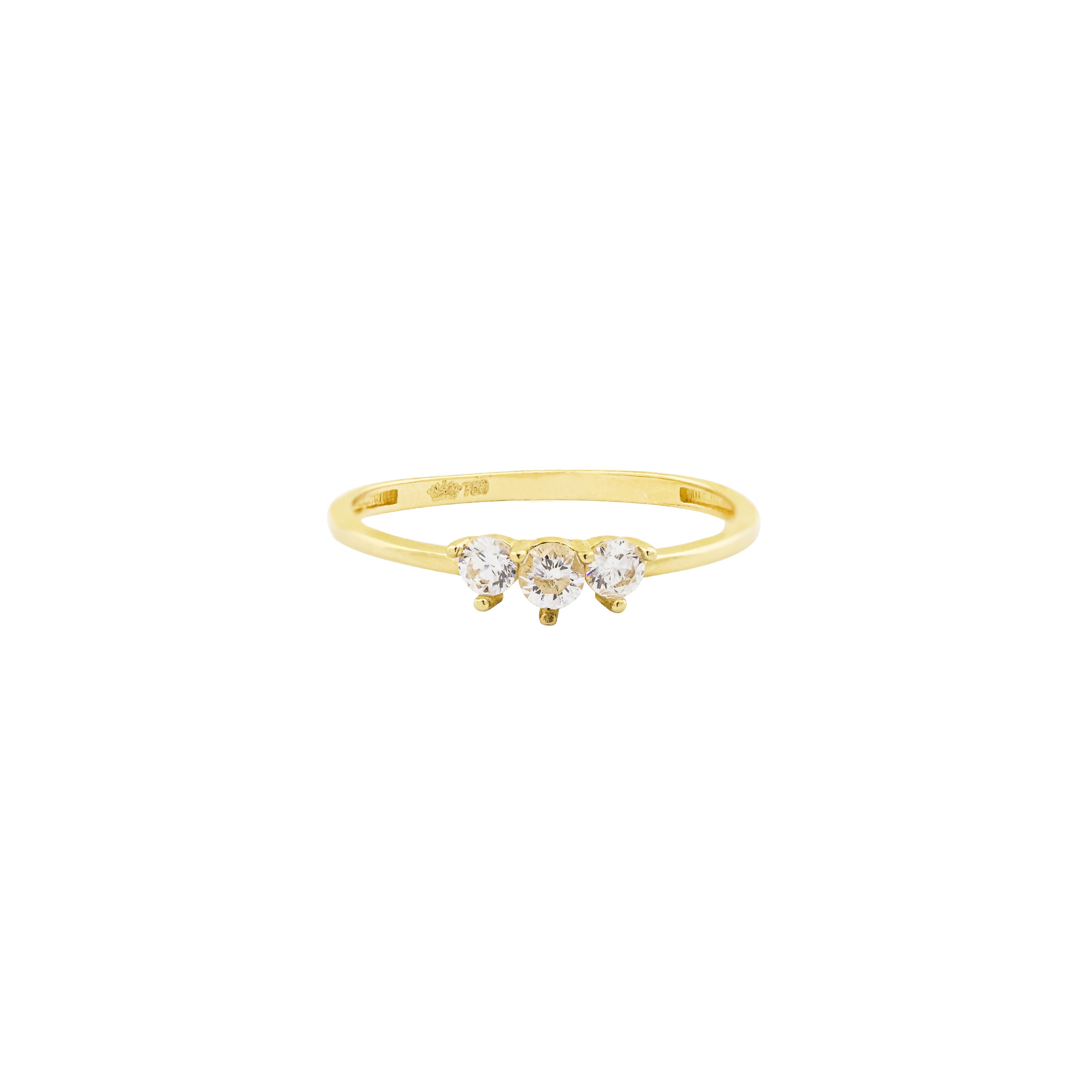 Signature Move Three Gold Ring