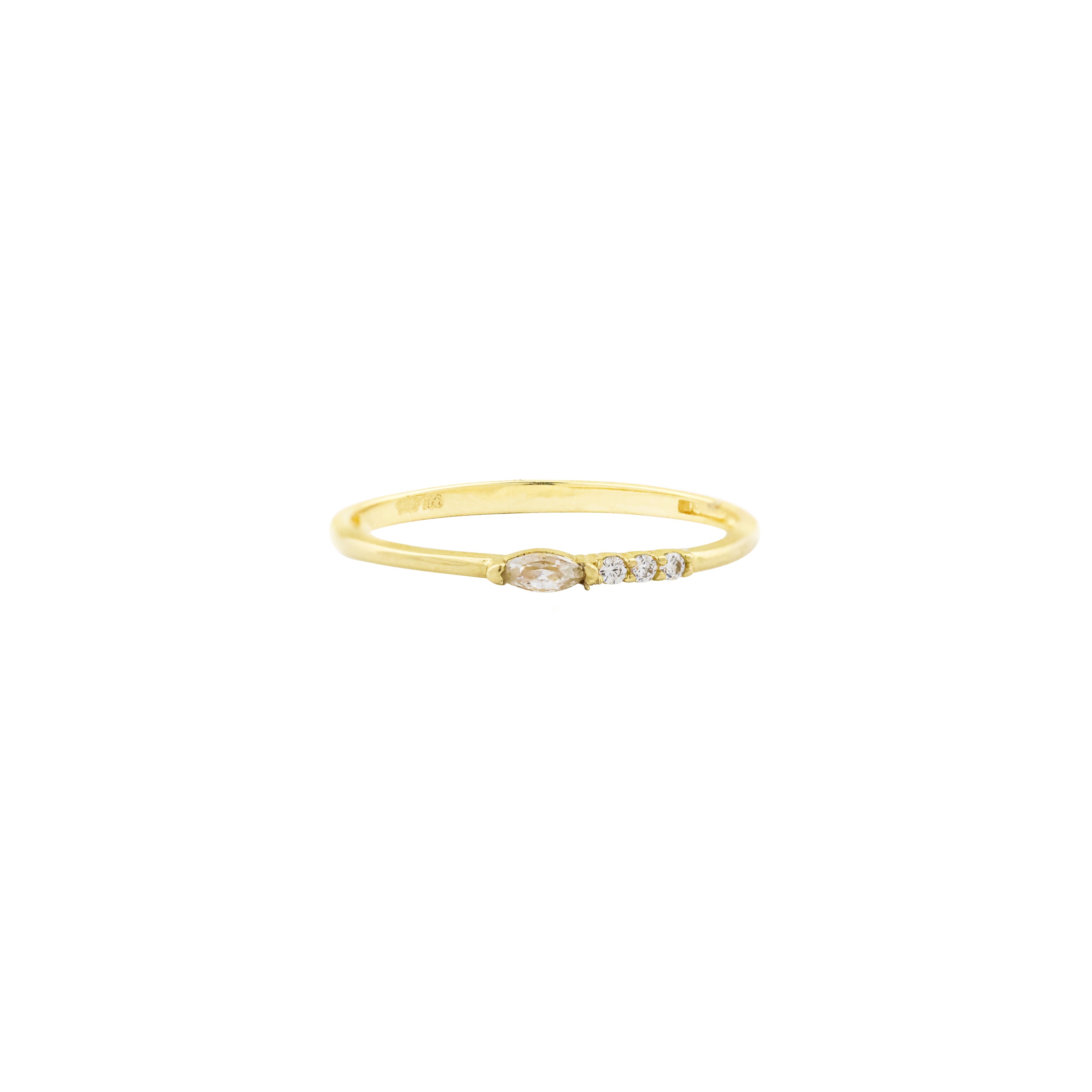 Signature Move Four Gold Ring