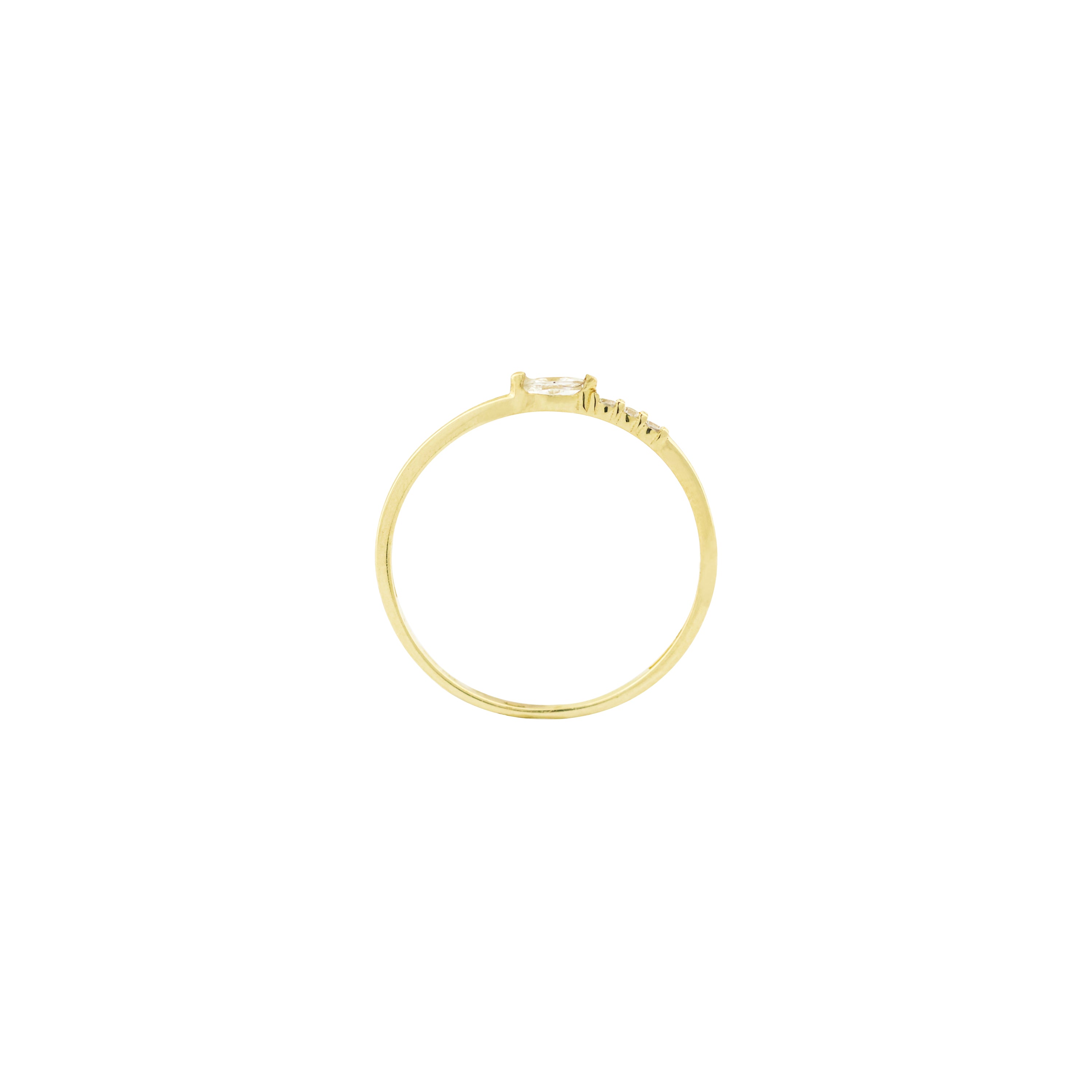 Signature Move Four Gold Ring
