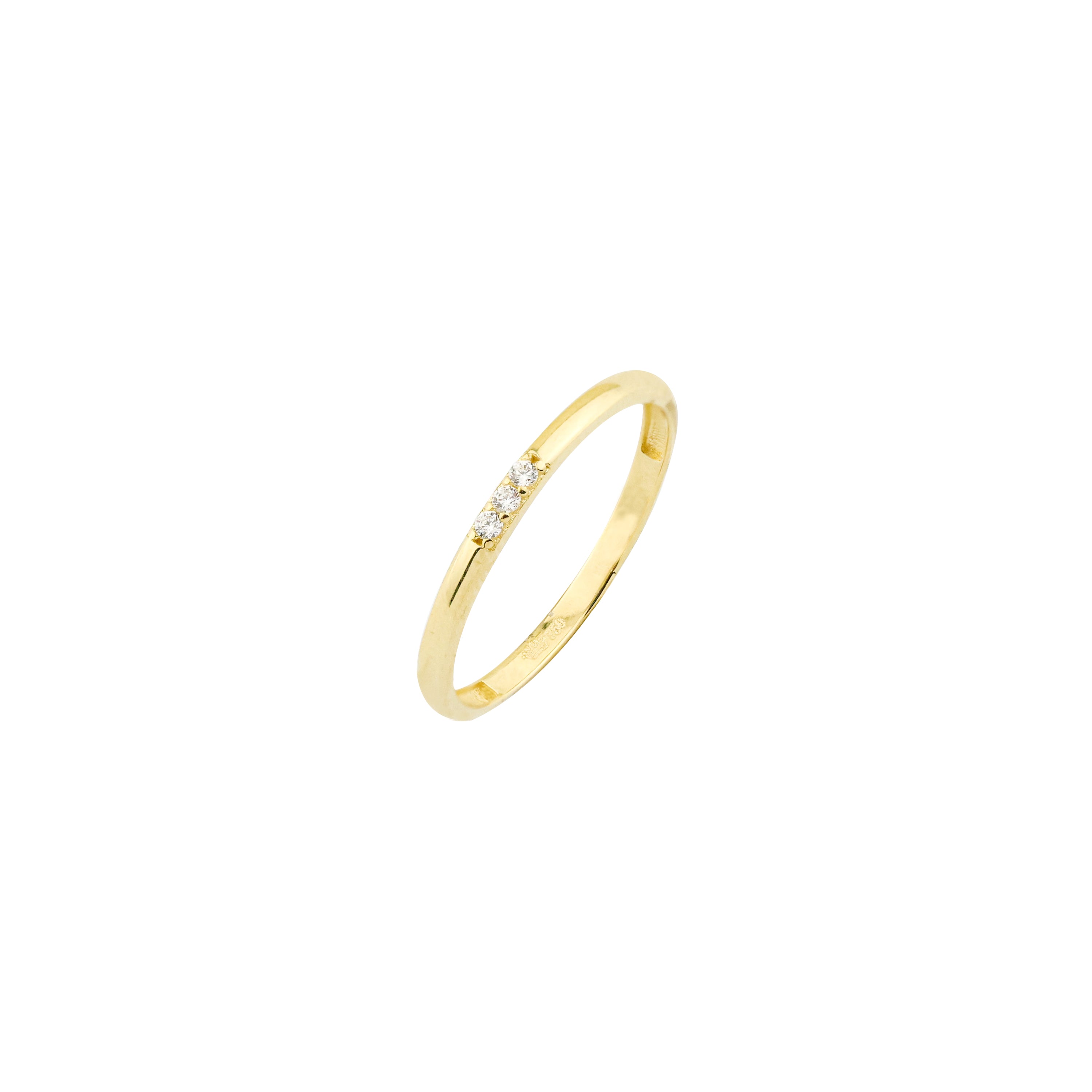 Everyday Edge Gold Ring