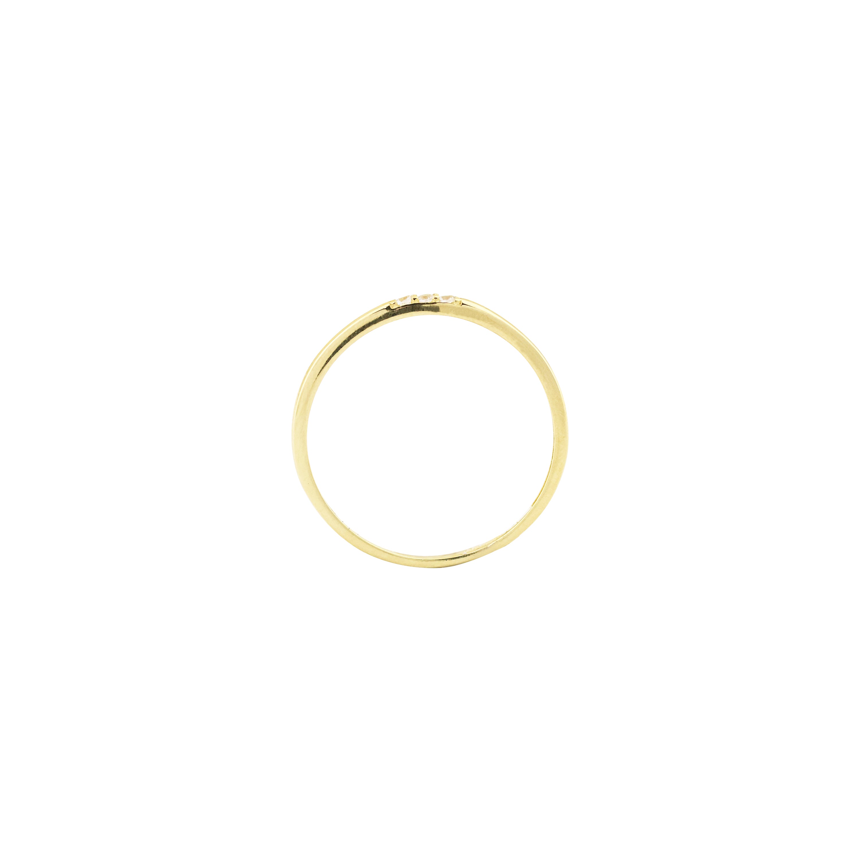 Everyday Edge Gold Ring