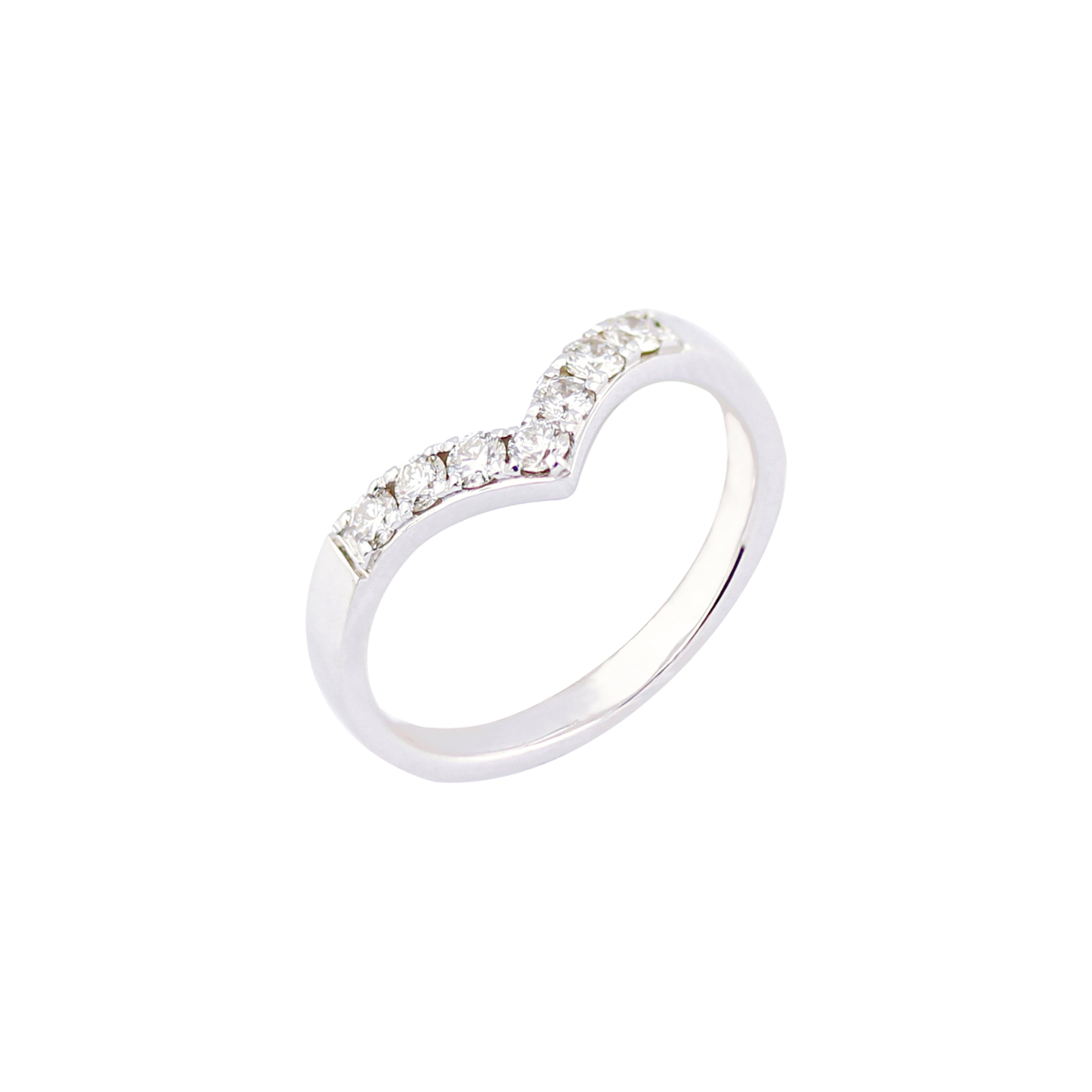 Inseparable Diamond Half Eternity Ring