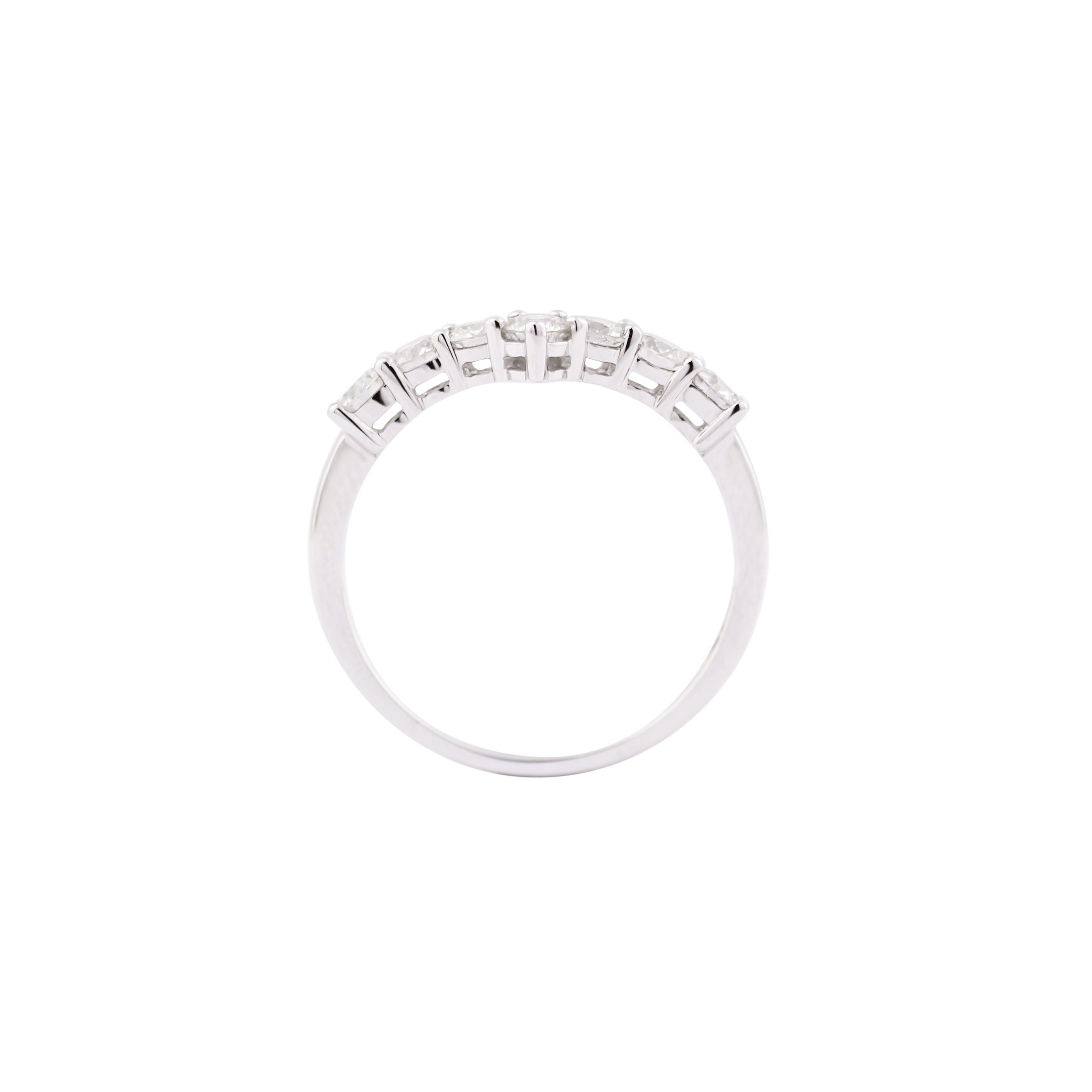 Linked Souls Diamond Half Eternity Ring