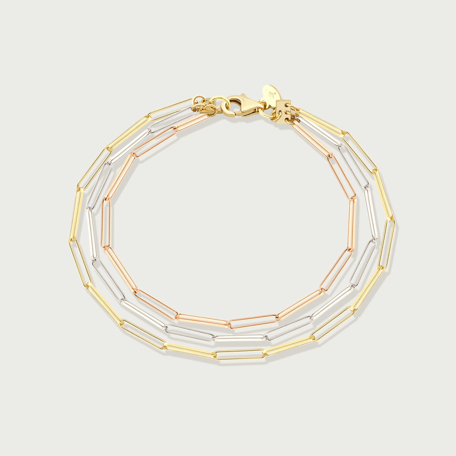 Scripted in Style Gold Bracelet