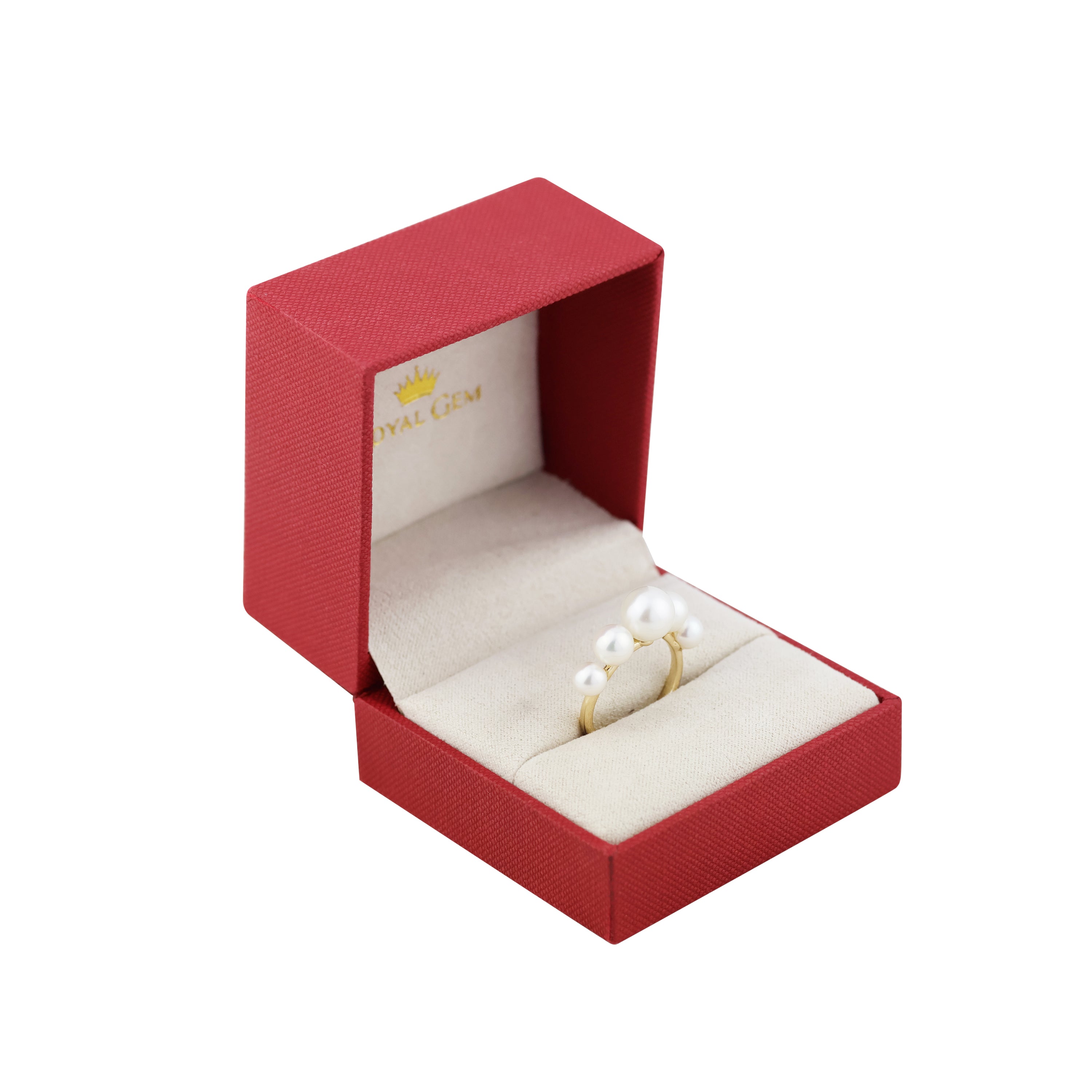 Sea Nymph Curved Pearl Ring