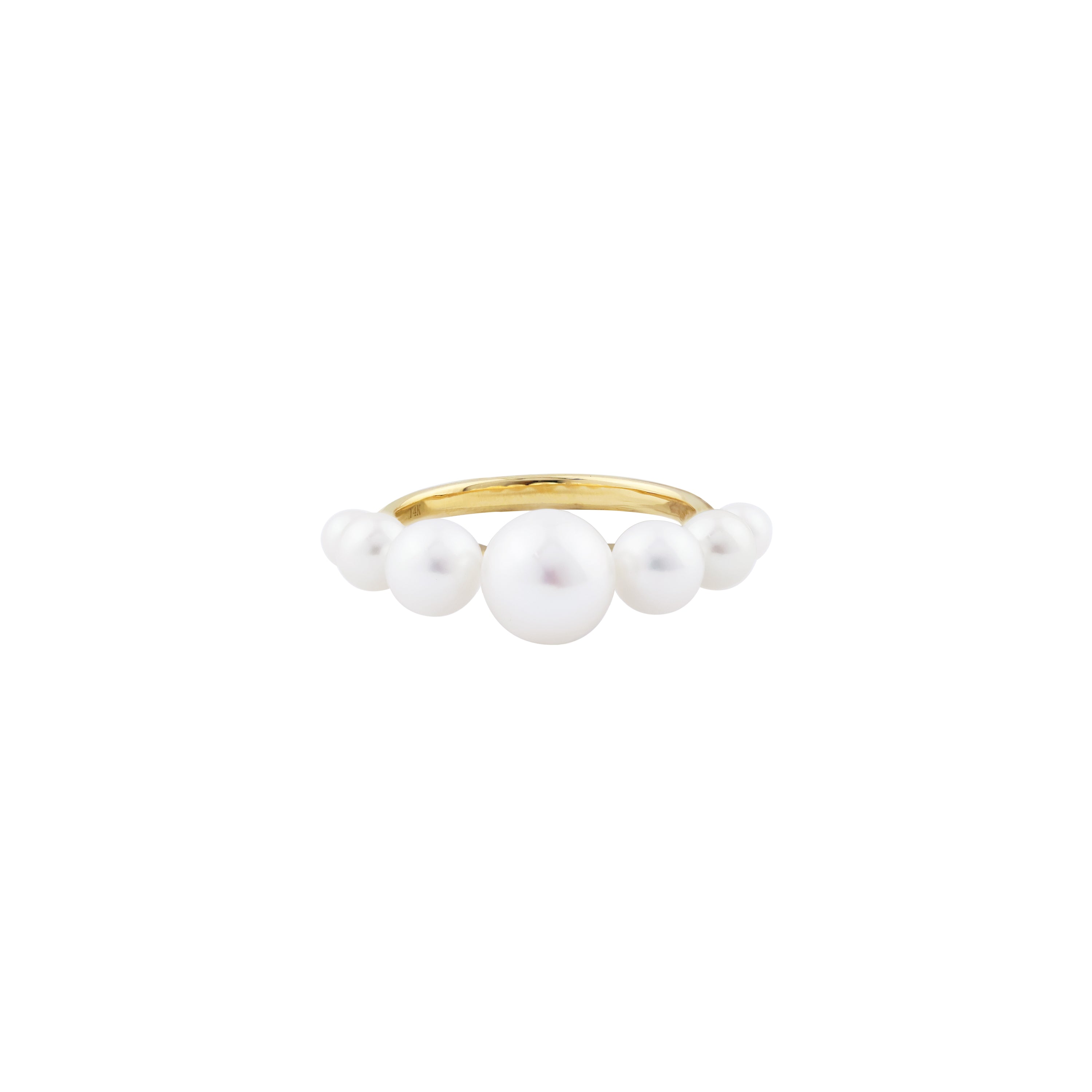 Sea Nymph Seven Pearl Ring