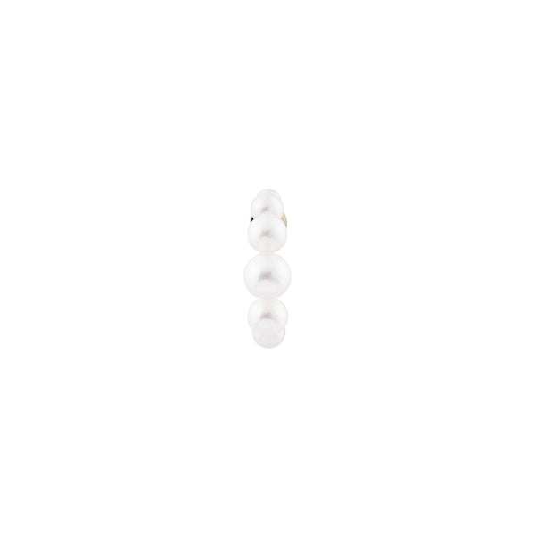 Sea Nymph Pearl Conch C-Hoop Earrings