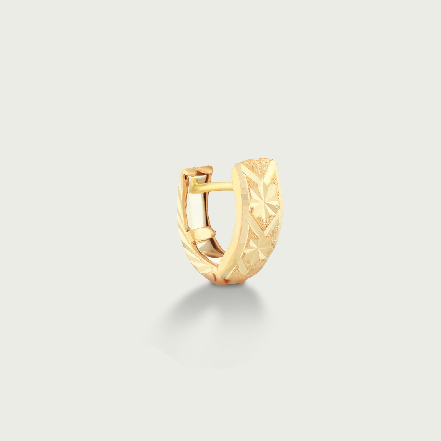 Daylily Gold Creolla Earrings