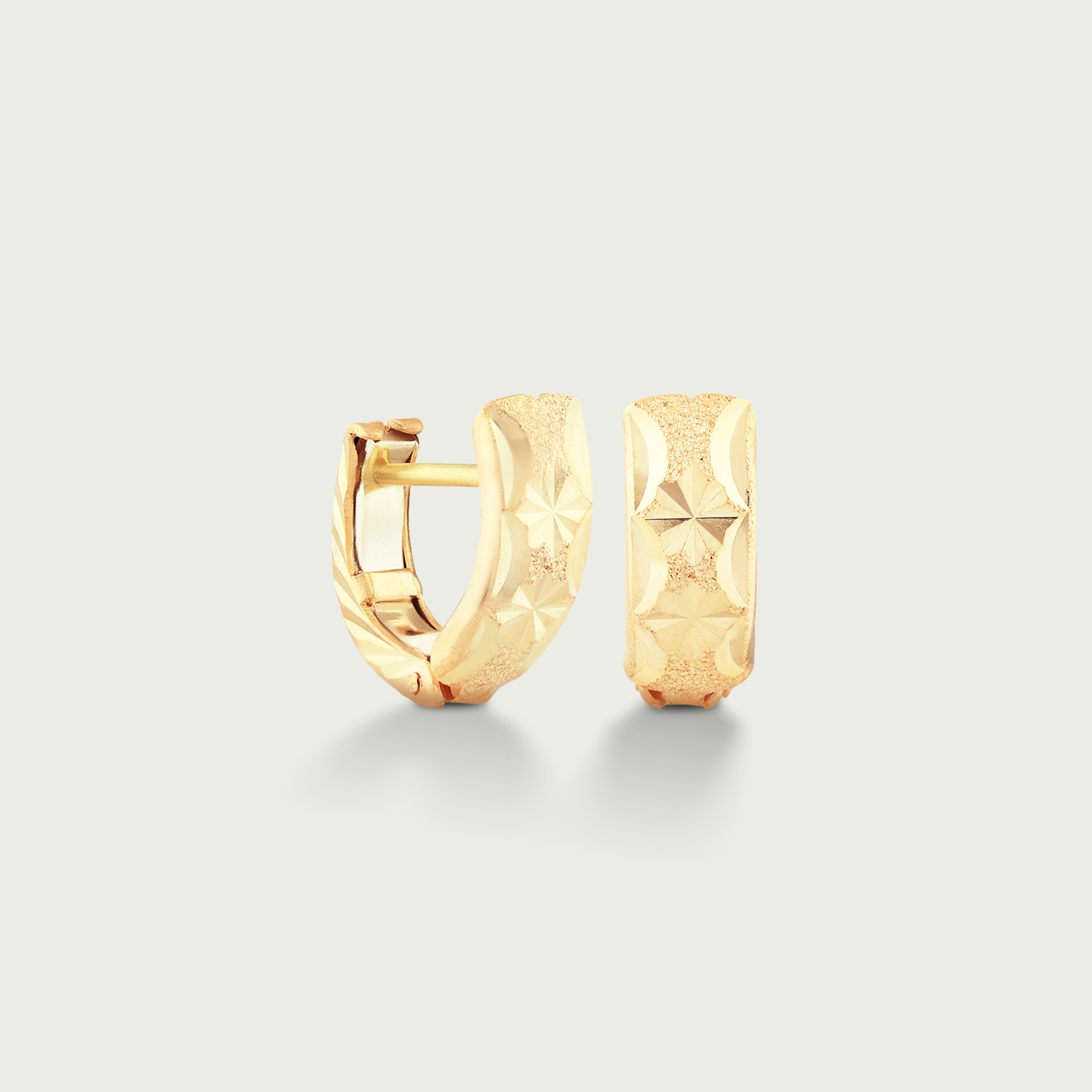 Dahlia Gold Creolla Earrings