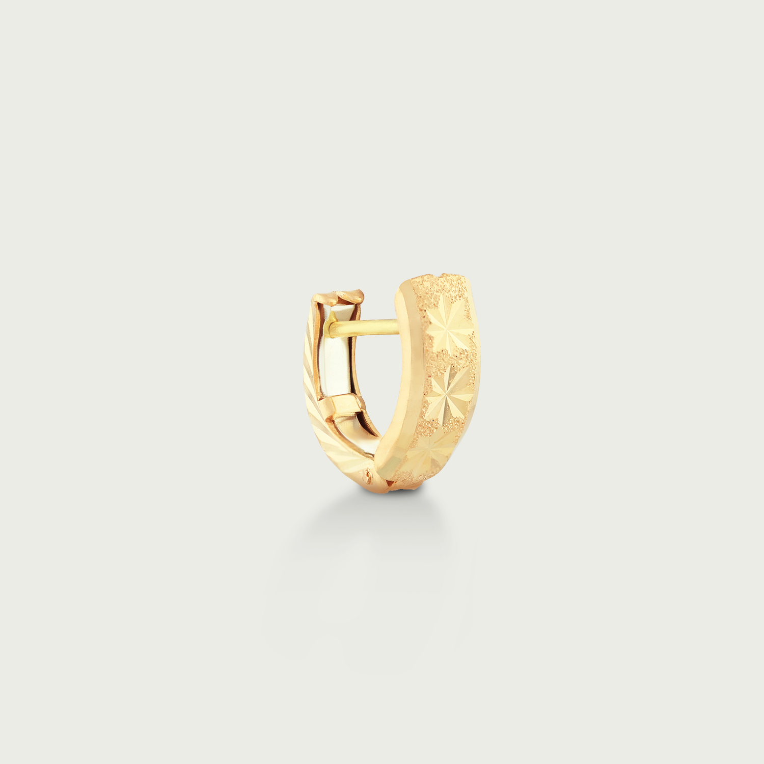 Geranium Gold Creolla Earrings