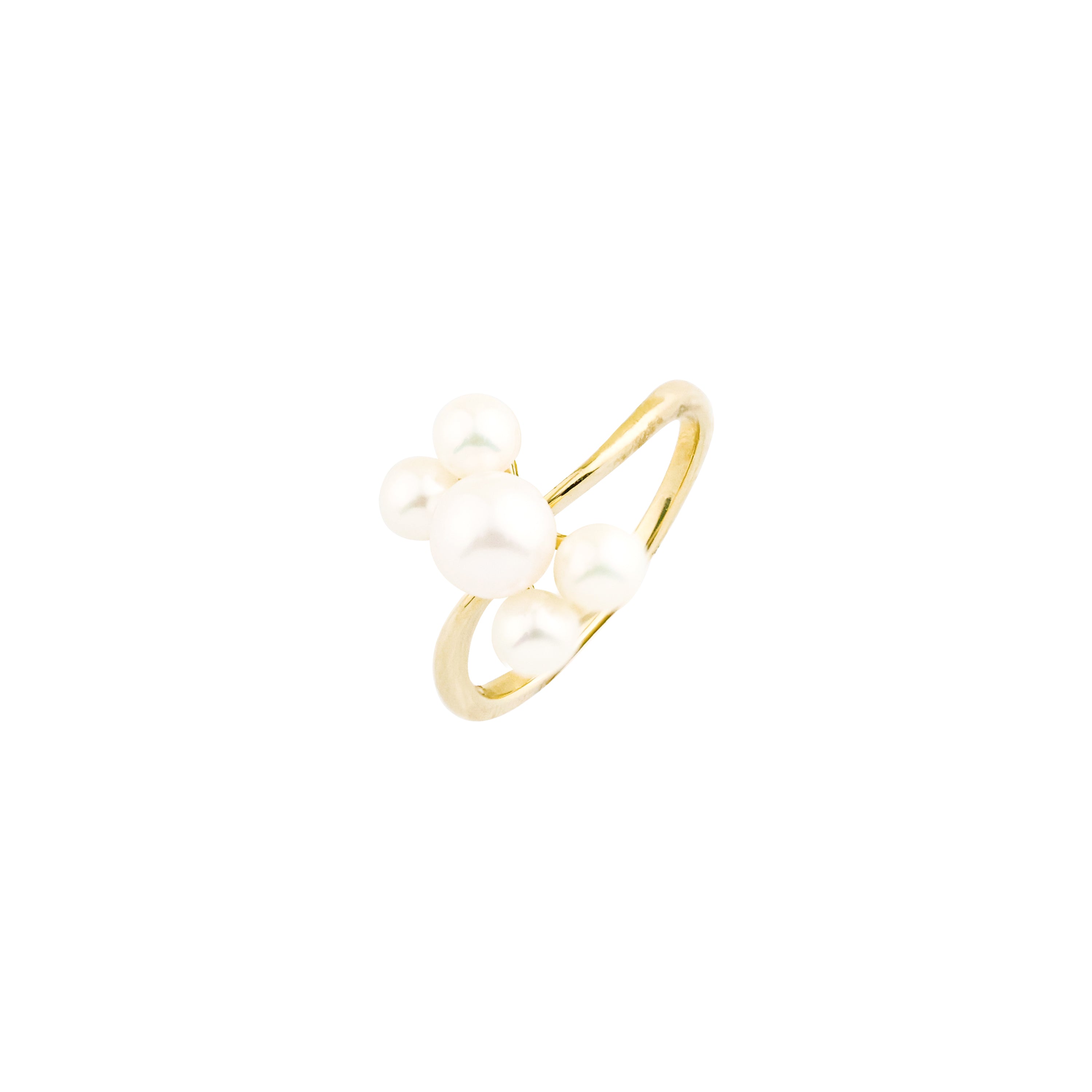 Sea Nymph Five Pearl Ring