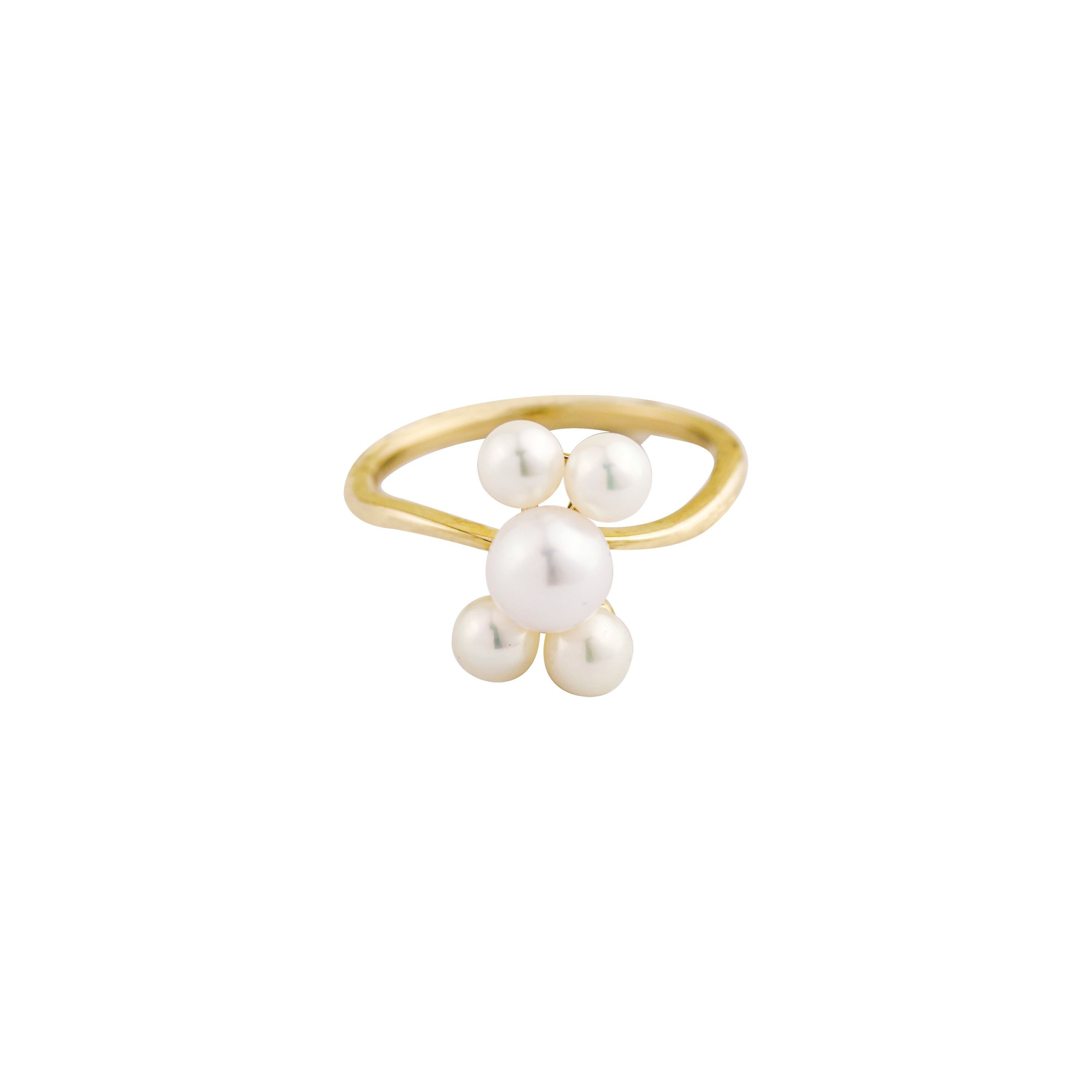 Sea Nymph Five Pearl Ring
