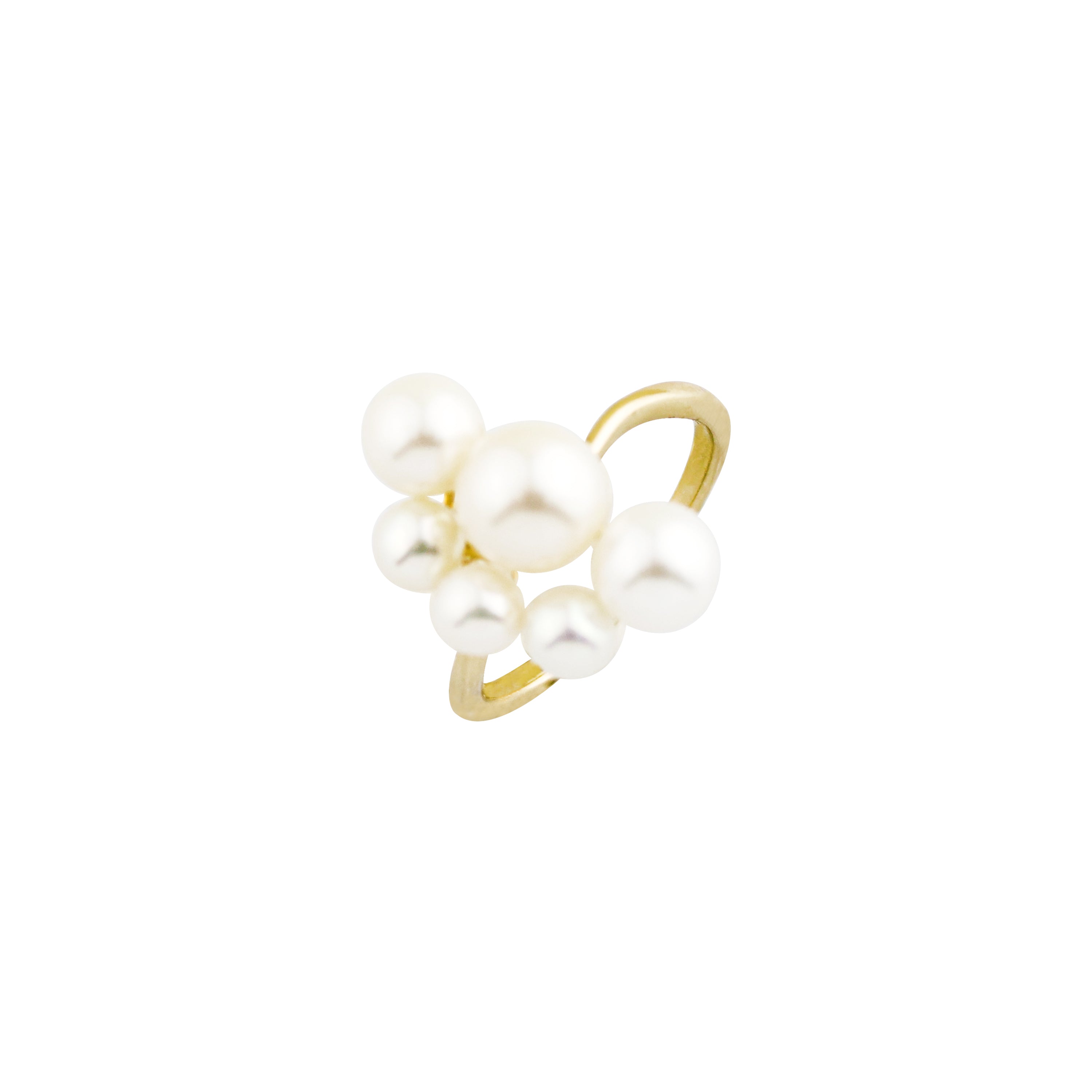 Sea Nymph Six Pearl Ring