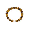 Tiger Eye Bead Bracelet with White South Sea Pearl