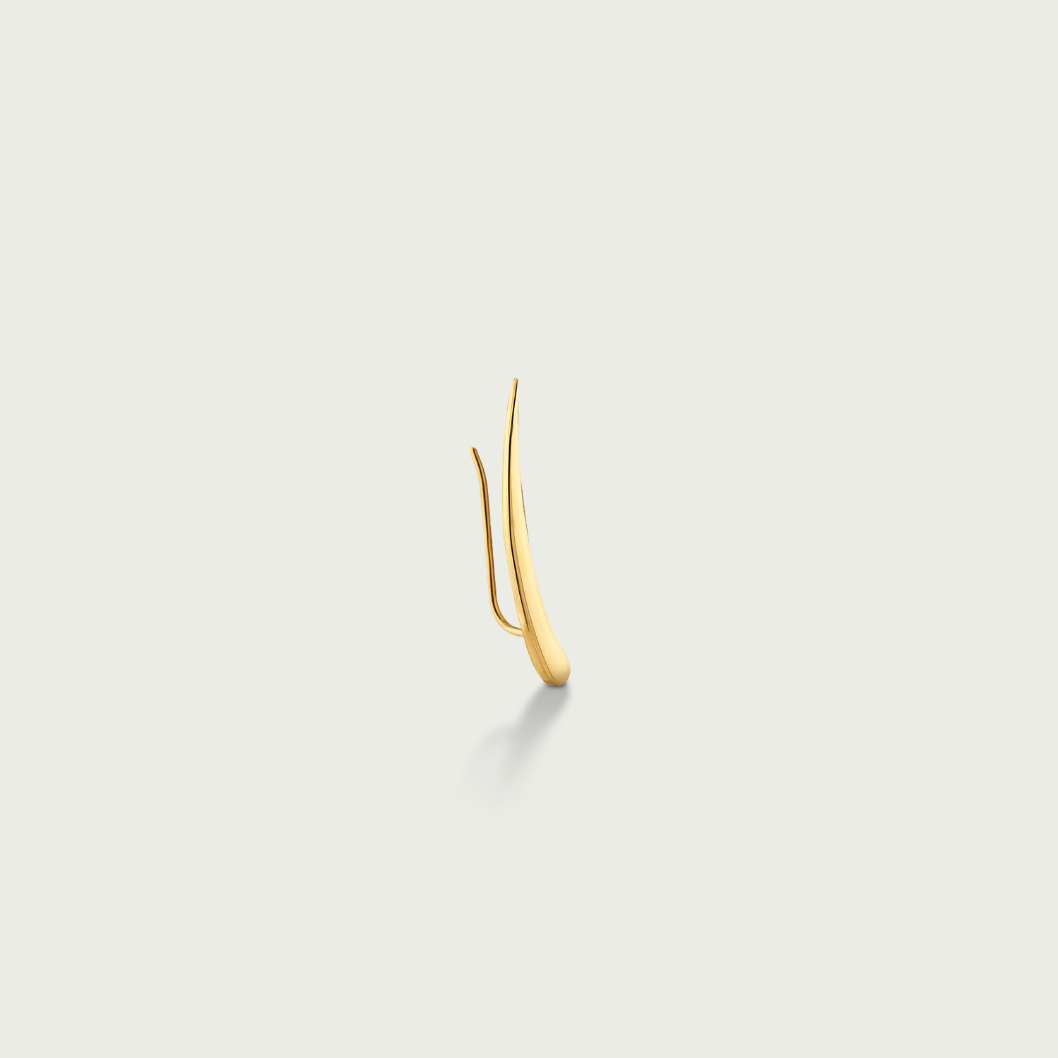 Stiletto Point Gold Crawler Earrings