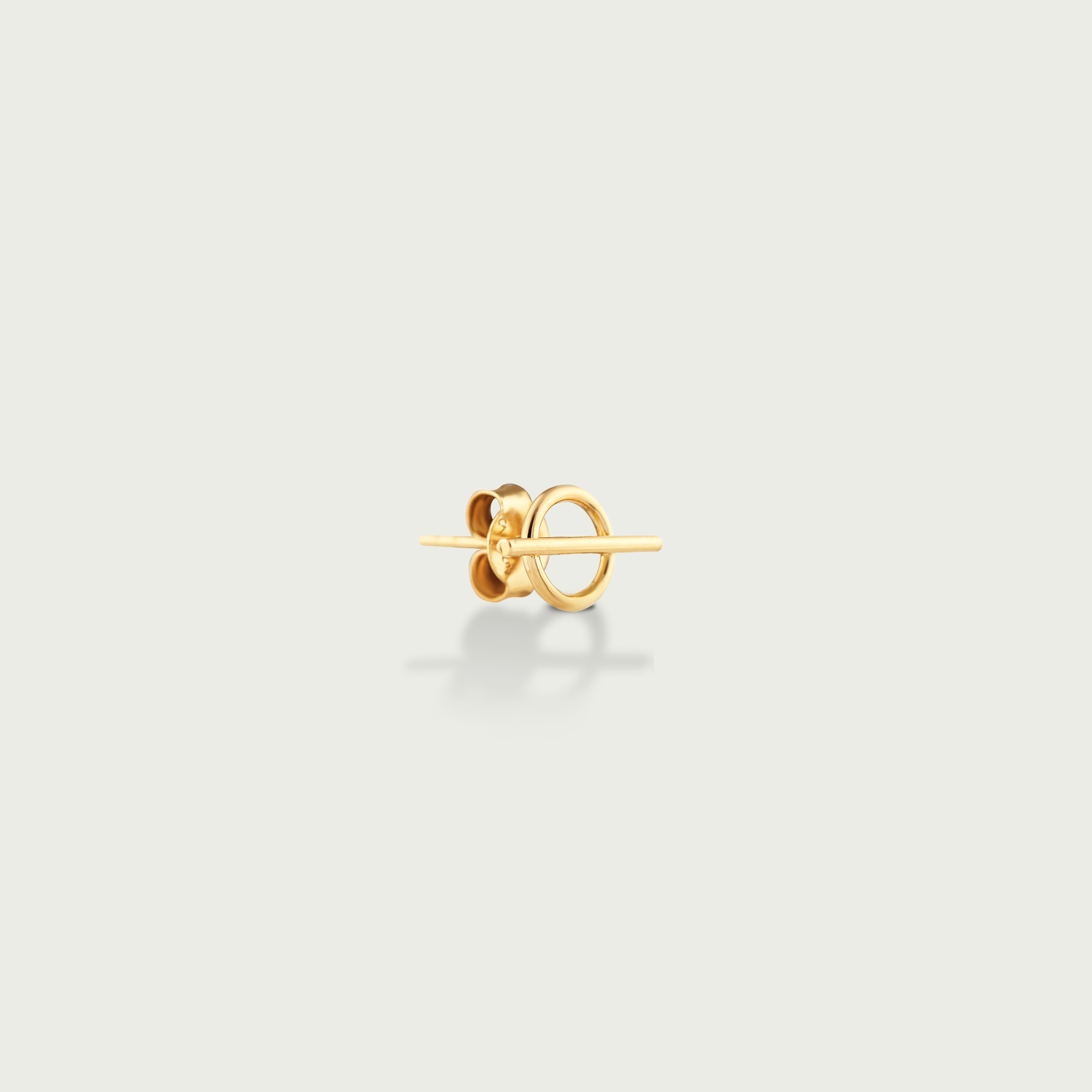 Halo Strike Gold Stud Earrings