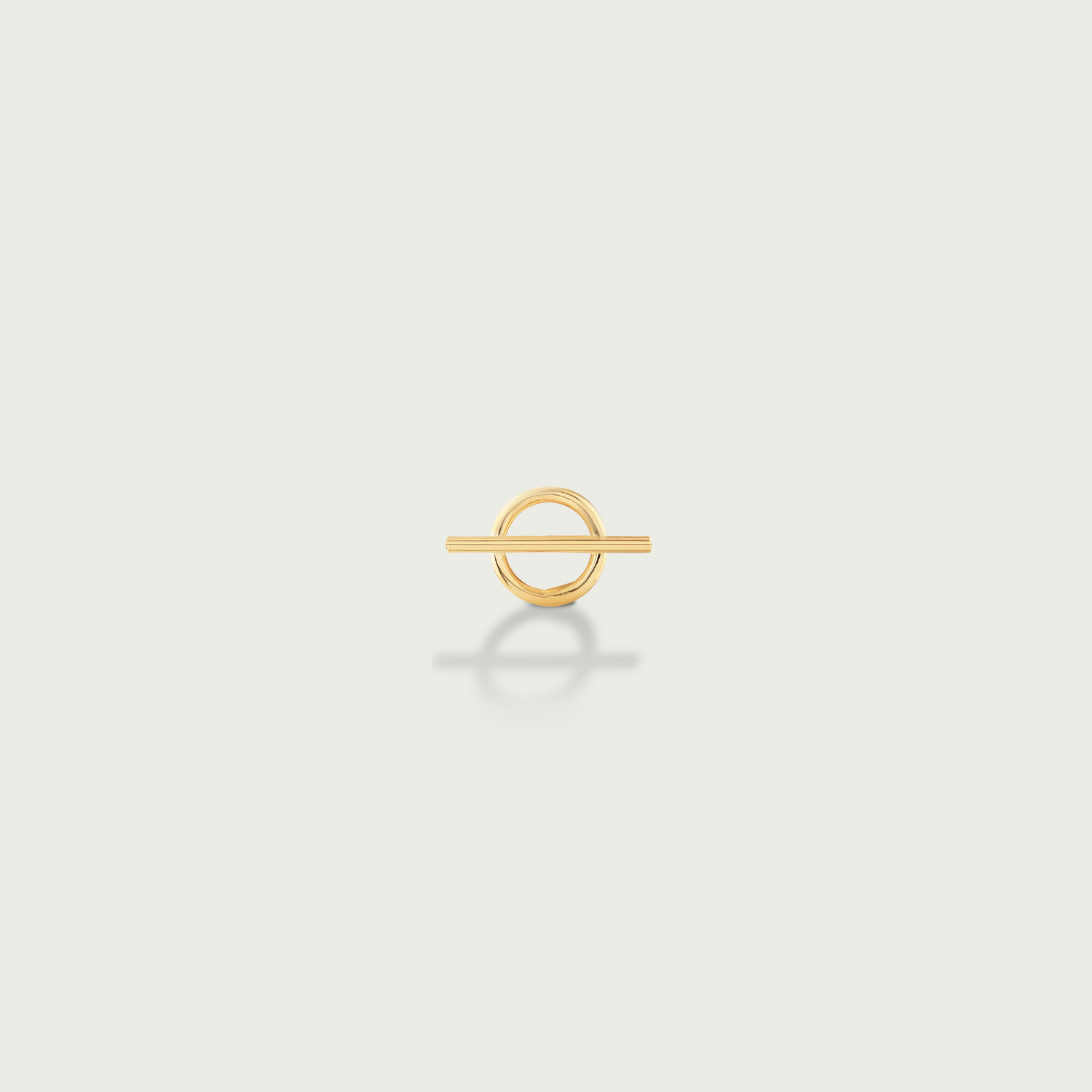 Halo Strike Gold Stud Earrings