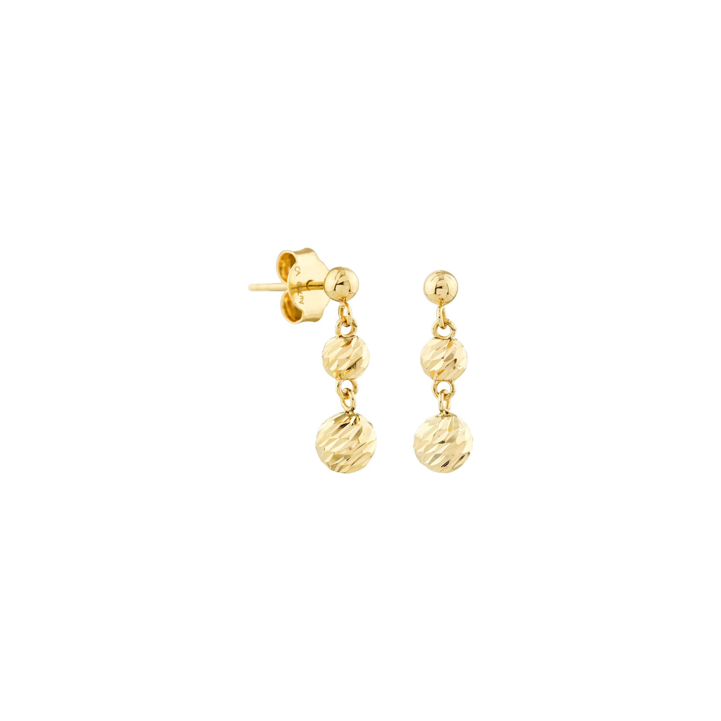 Styled to Move Gold Dangling Earrings
