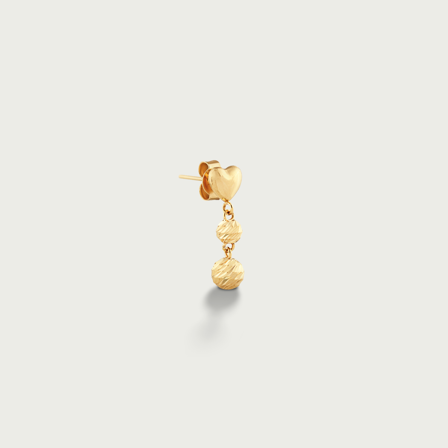 Linked with Love Gold Dangling Earrings