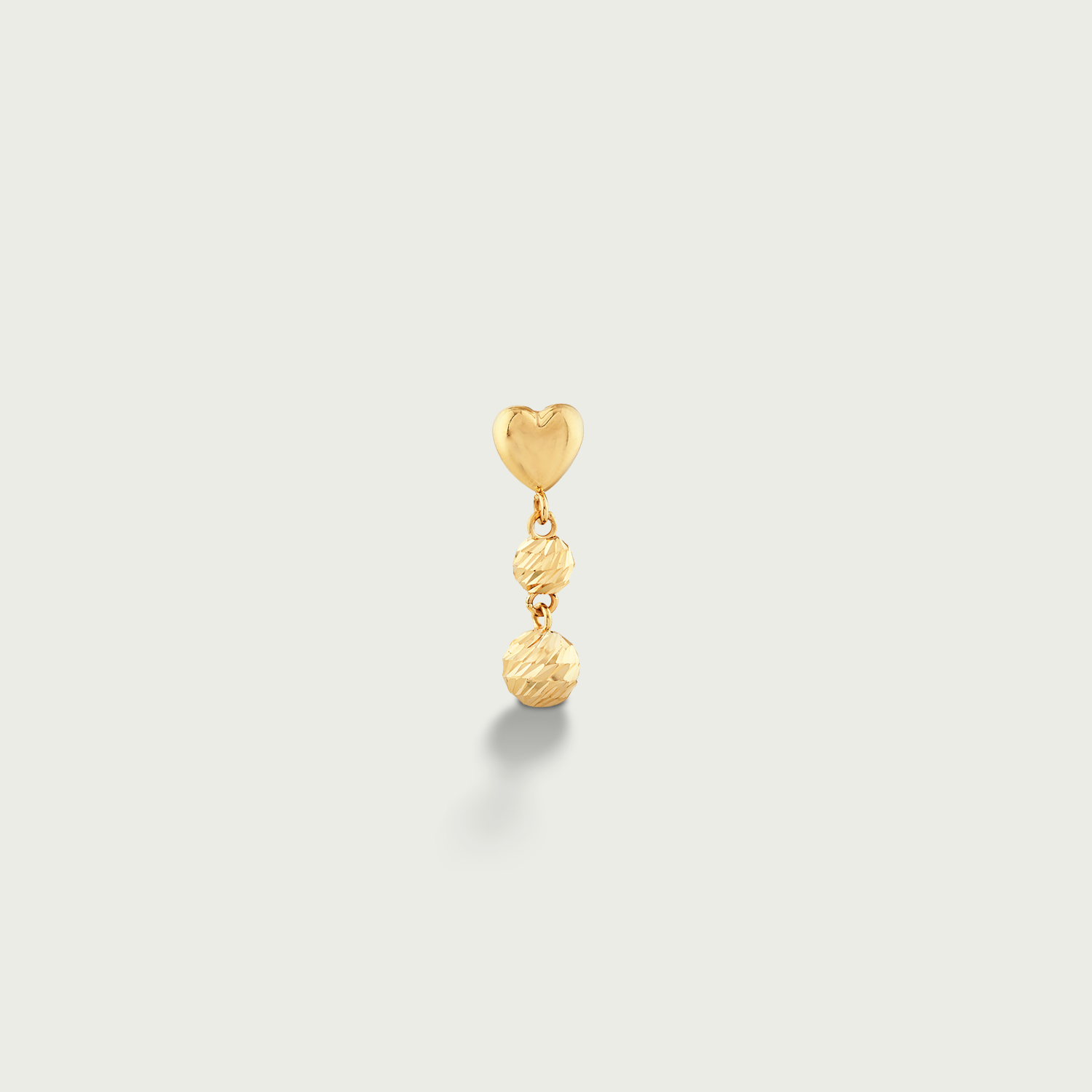 Linked with Love Gold Dangling Earrings