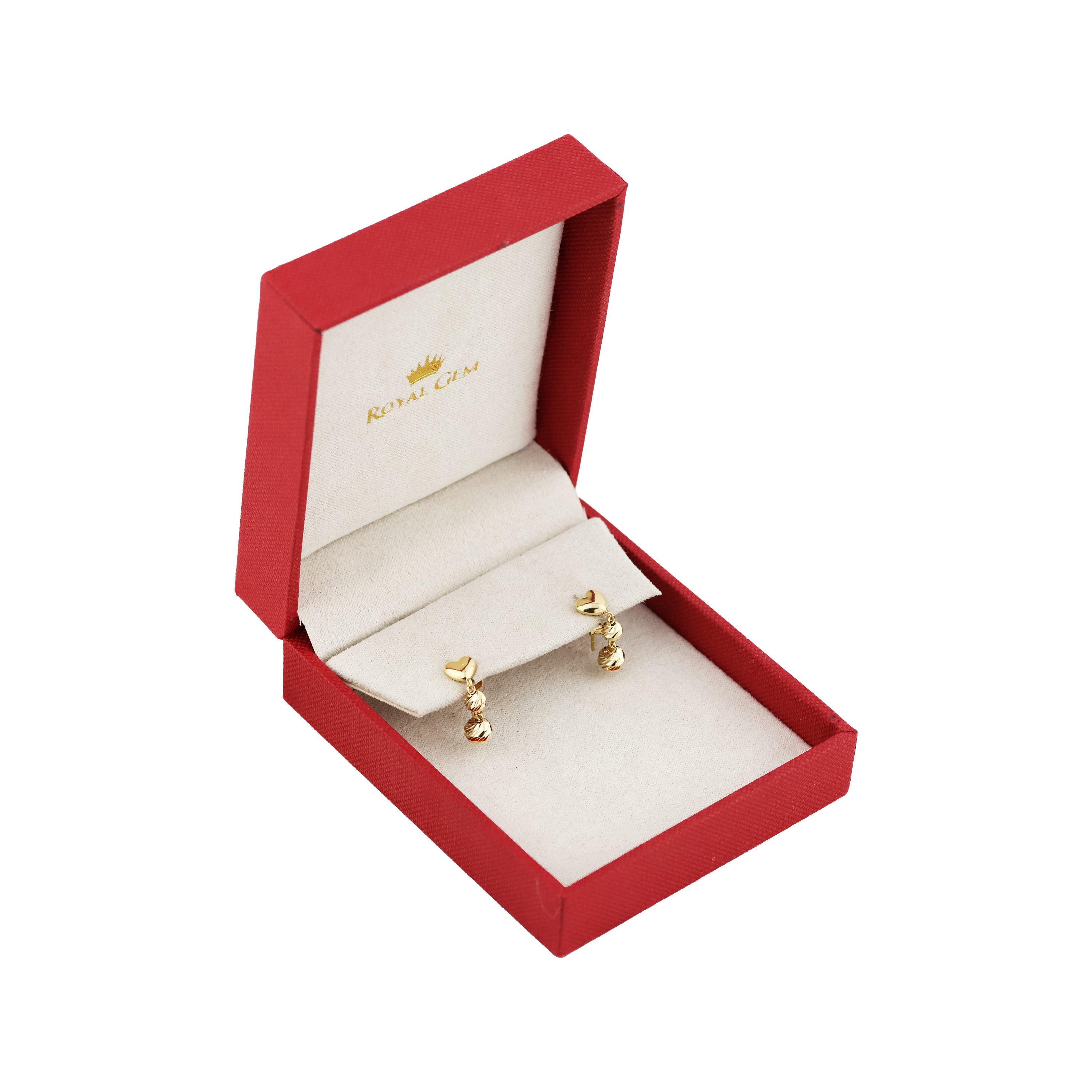 Linked with Love Gold Dangling Earrings
