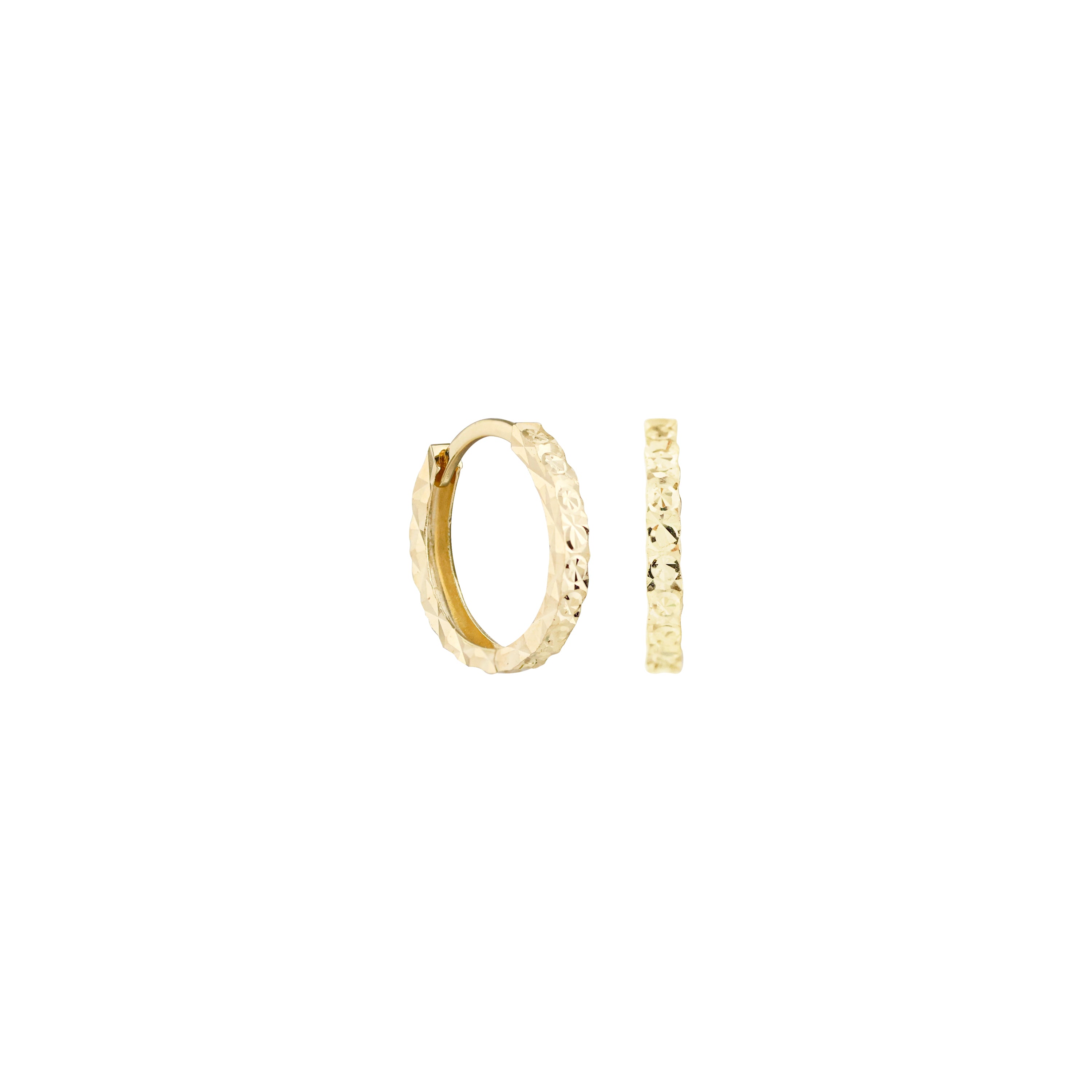 Shaping Dreams Gold Hoop Earrings