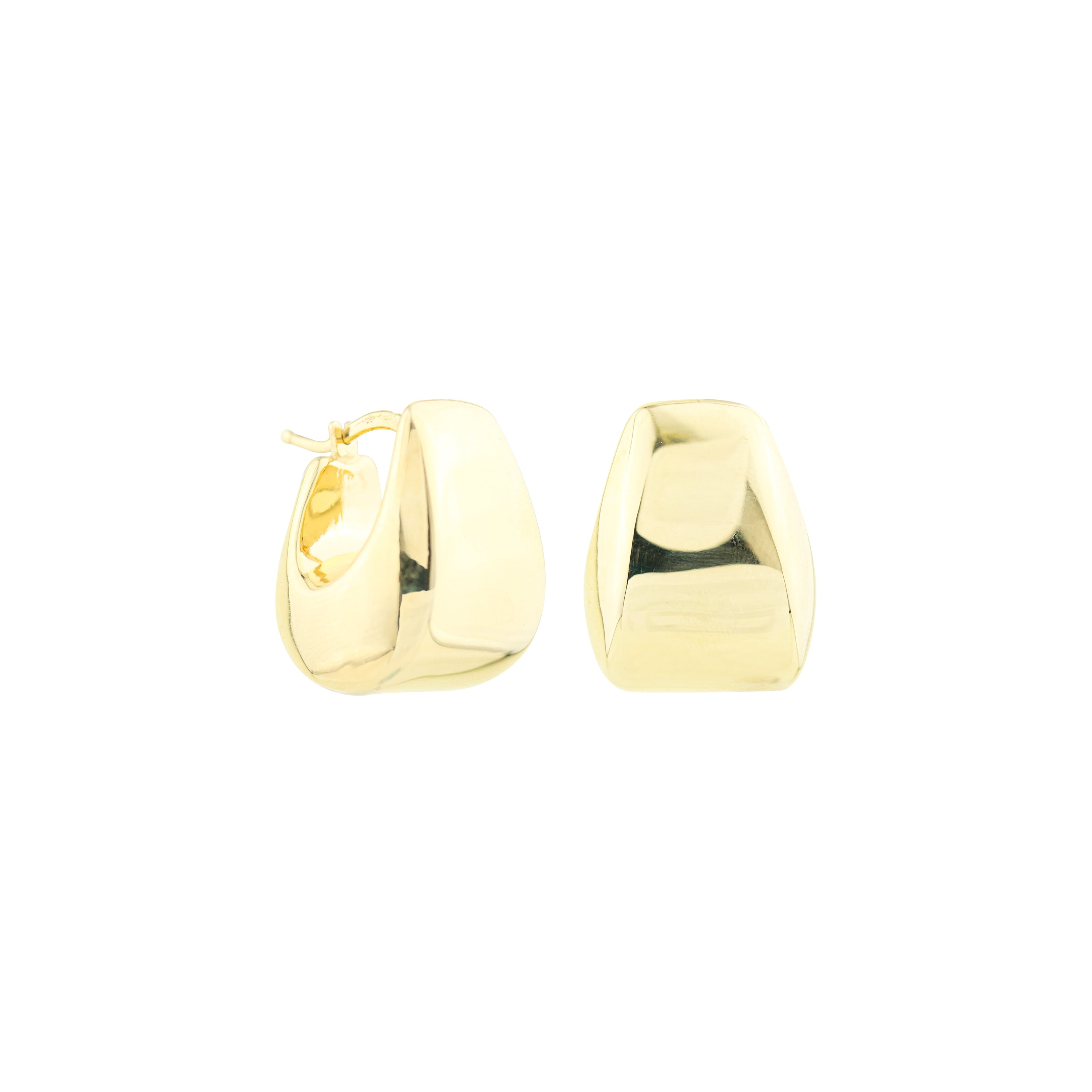 Watch Me Shine Gold Hoop Earrings