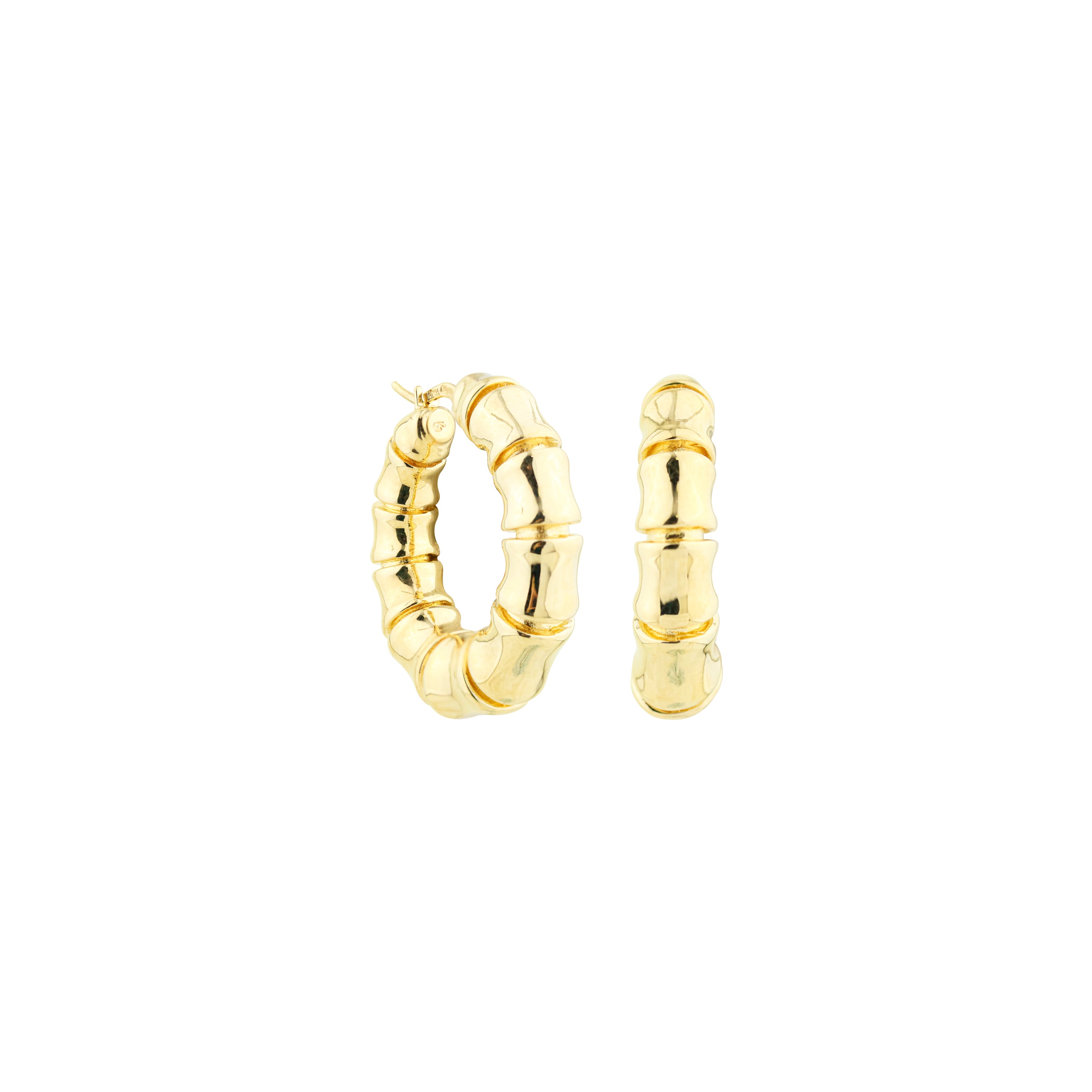 Nothing Subtle Gold Hoop Earrings