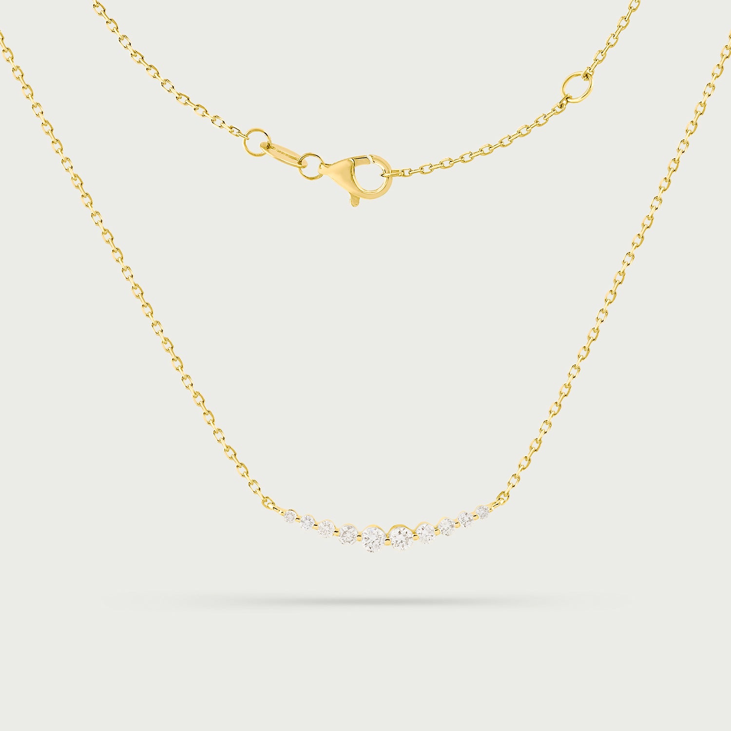 Mystic Bow Diamond Necklace