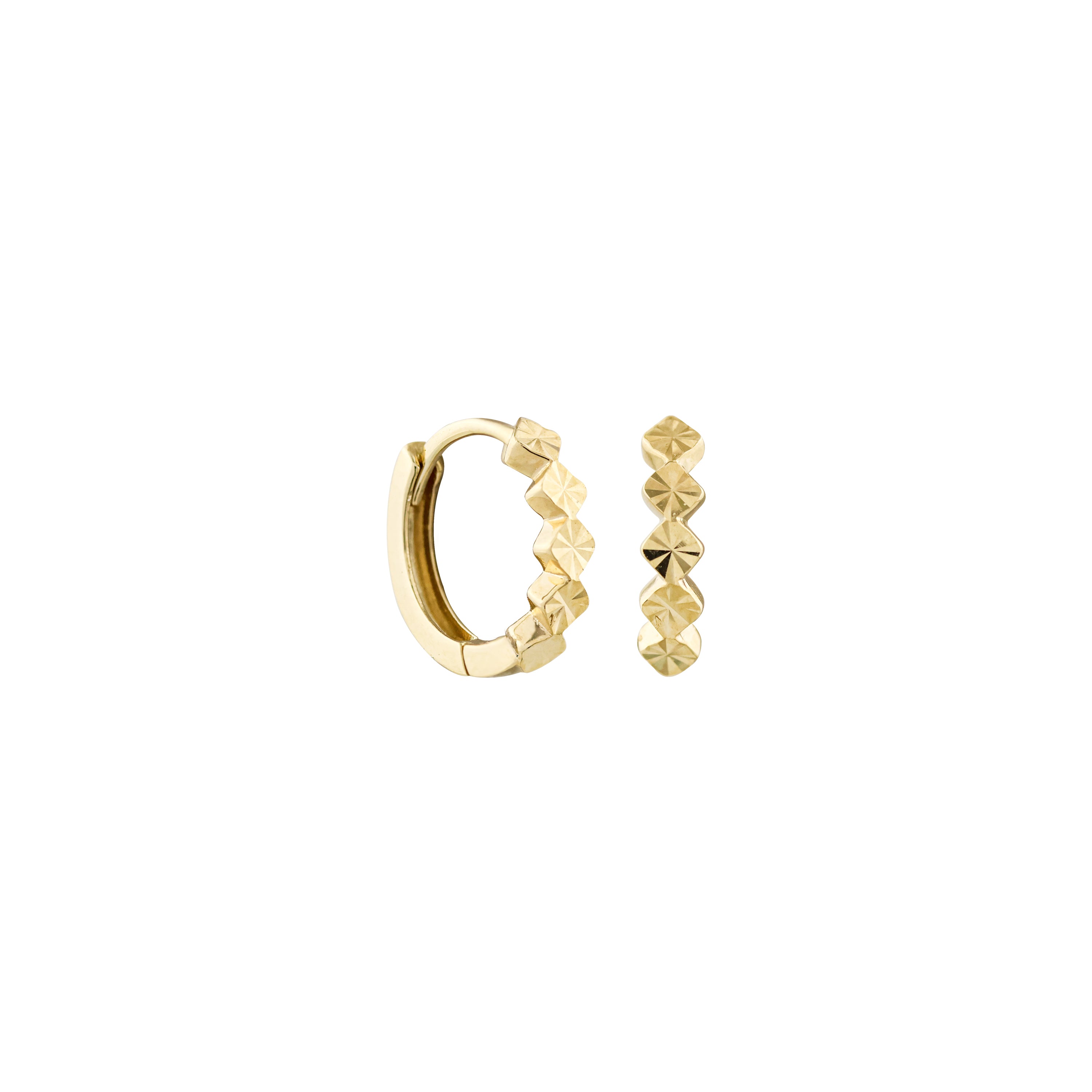 Daily Dream Drop Gold Hoop Earrings