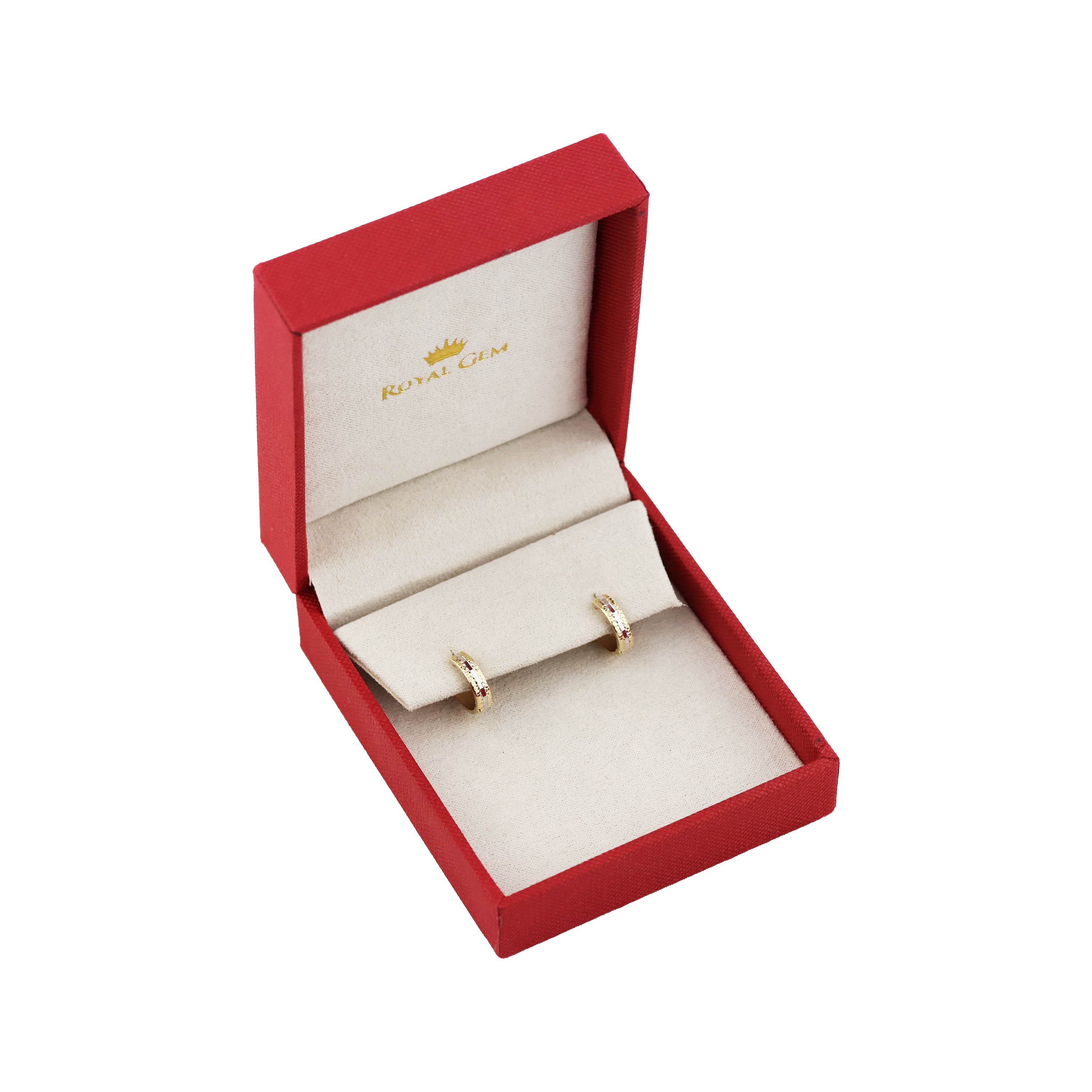 Sparkle Gold Hoop Earrings