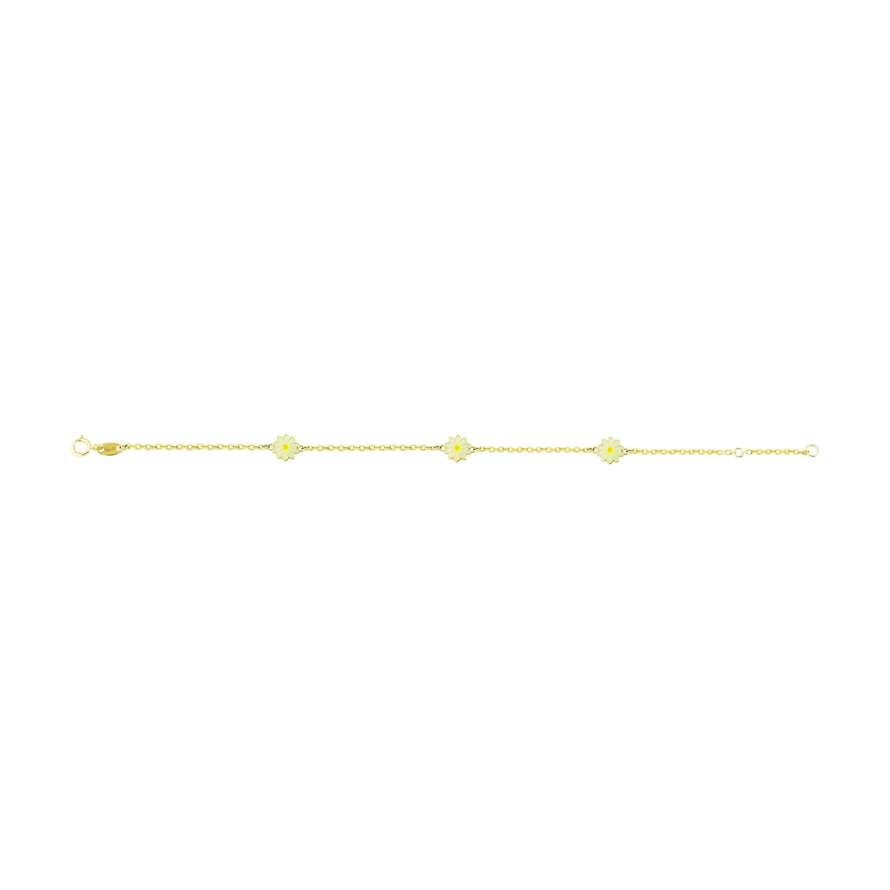 Flower Power Gold Bracelet