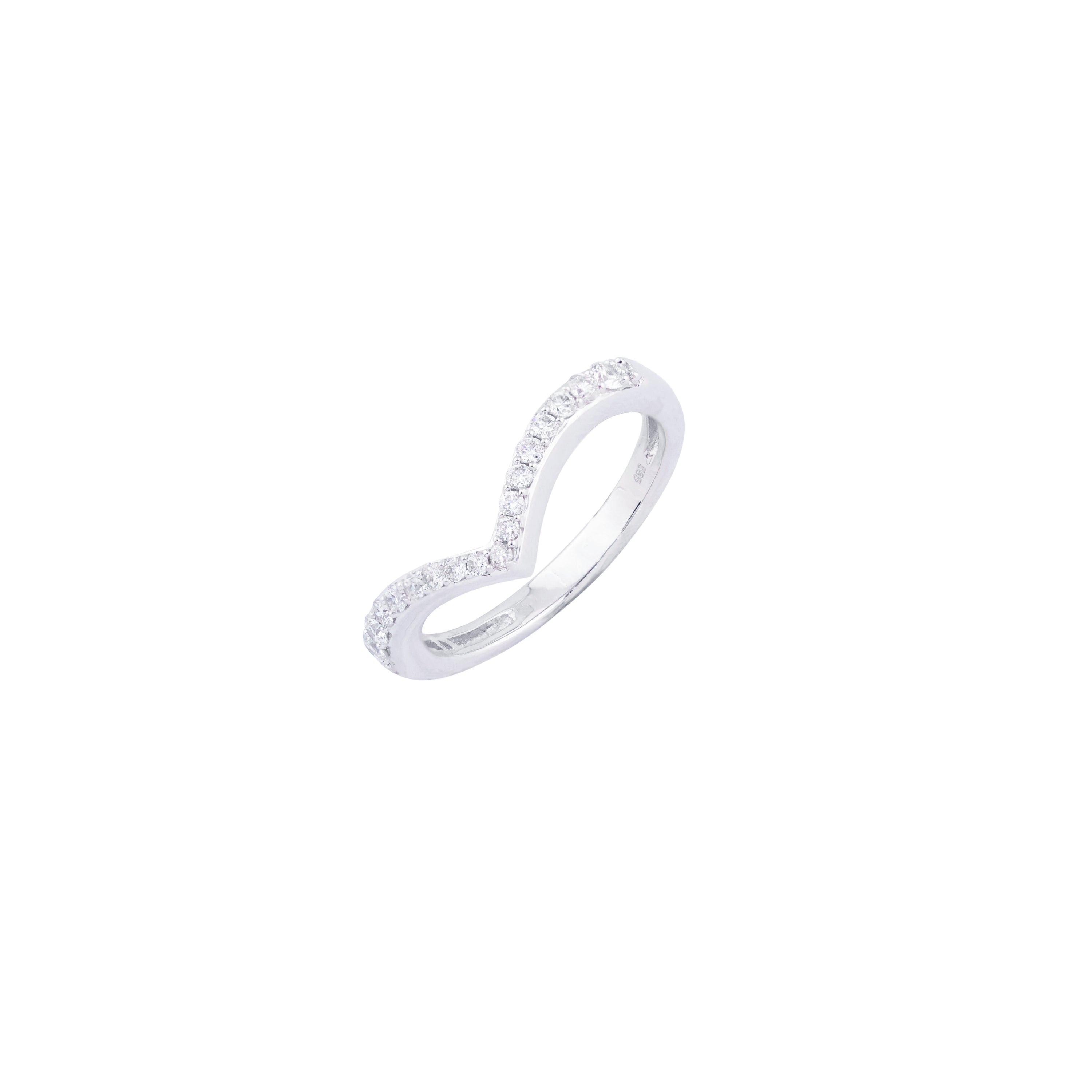 Stay Near Diamond Half Eternity Ring