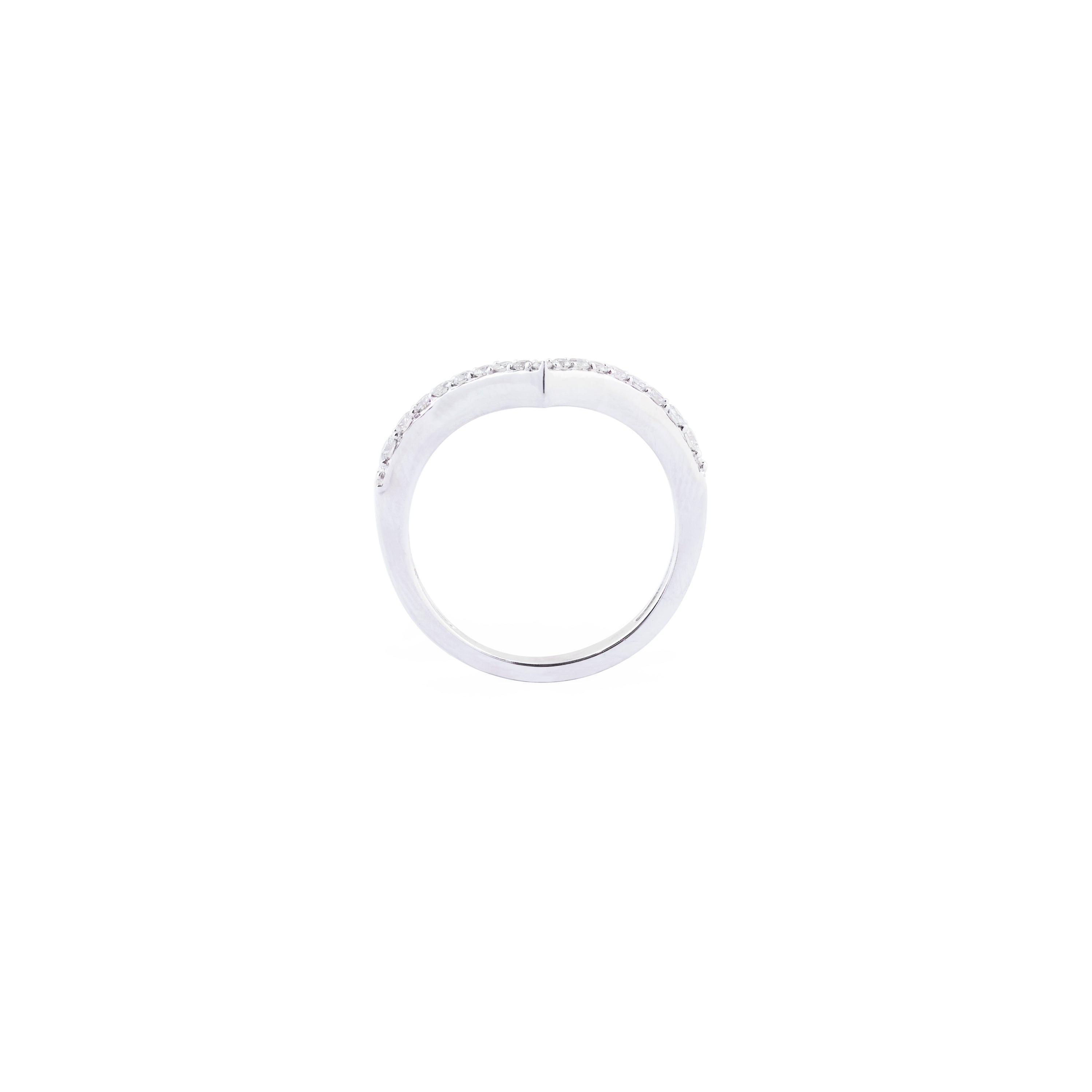 Stay Near Diamond Half Eternity Ring
