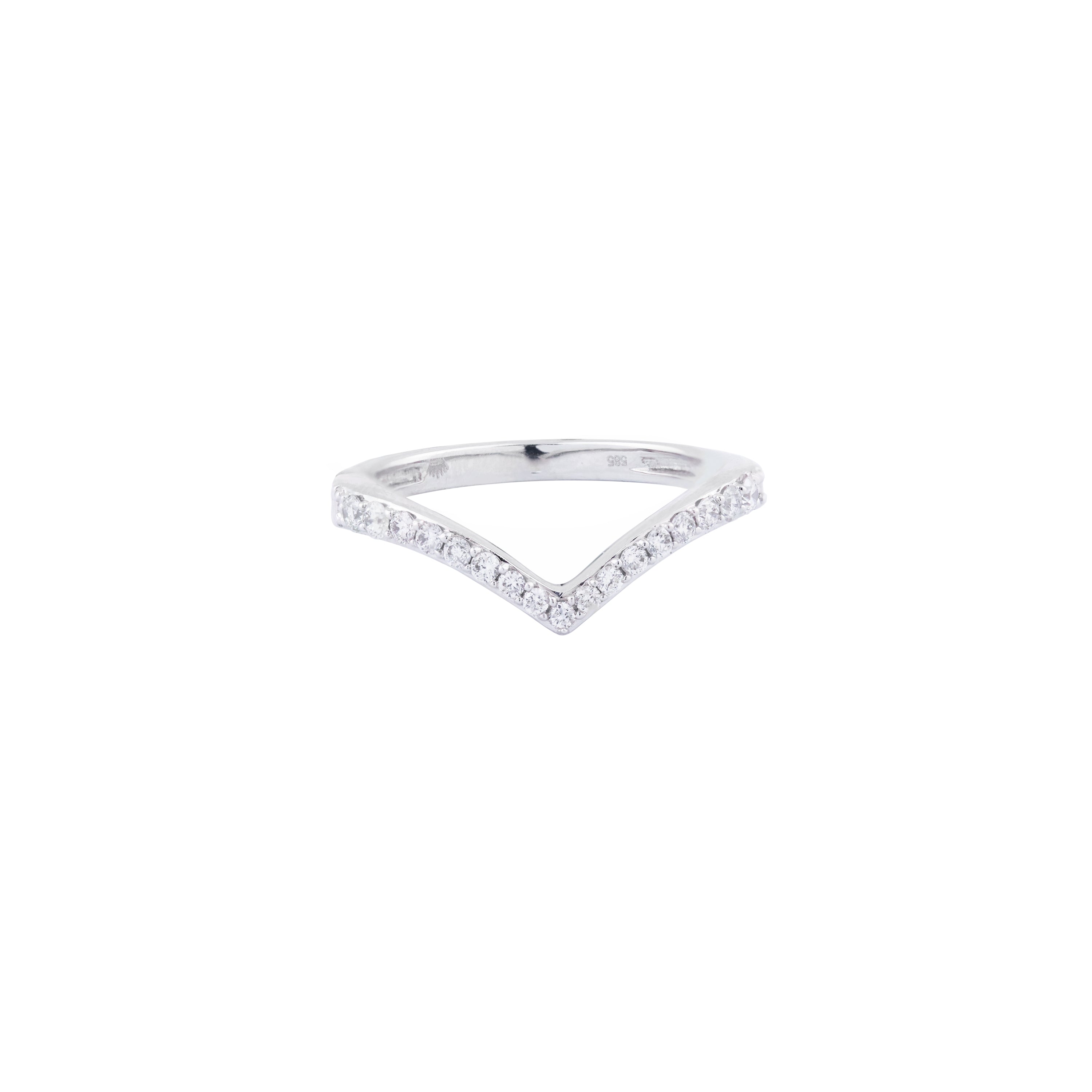 Stay Near Diamond Half Eternity Ring