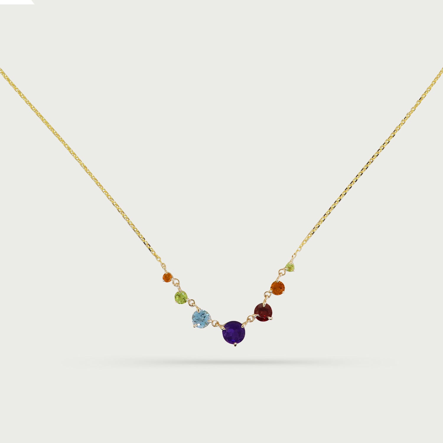 Kaleidoscope Gemstone Necklace