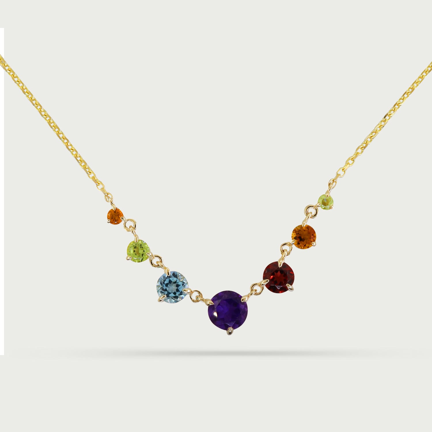Kaleidoscope Gemstone Necklace