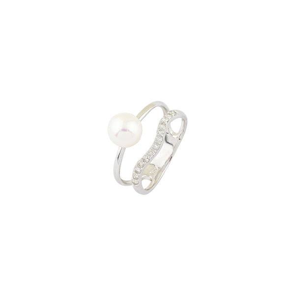 Eternal Embrace Two Rings United  White Gold Ring