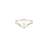 Pearl Elegance Aurora White Gold Ring