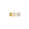 Gilded Bloom Stud Earrings