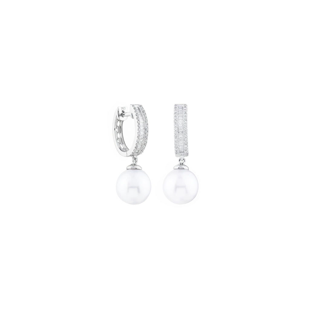 South Sea Pearl Creolla Earrings