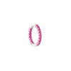 Life’s A Party Ruby Eternity Hoop Earrings