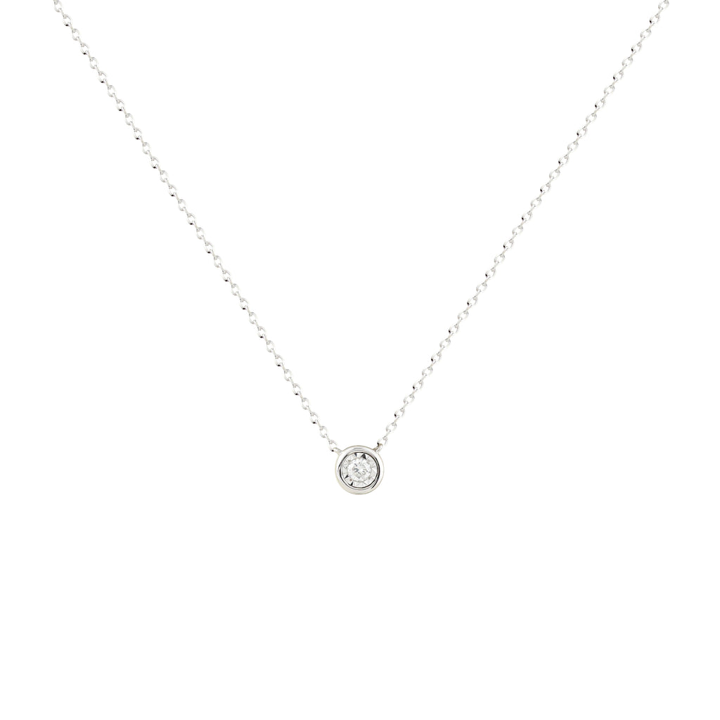 Stellar Solitude Diamond Necklace