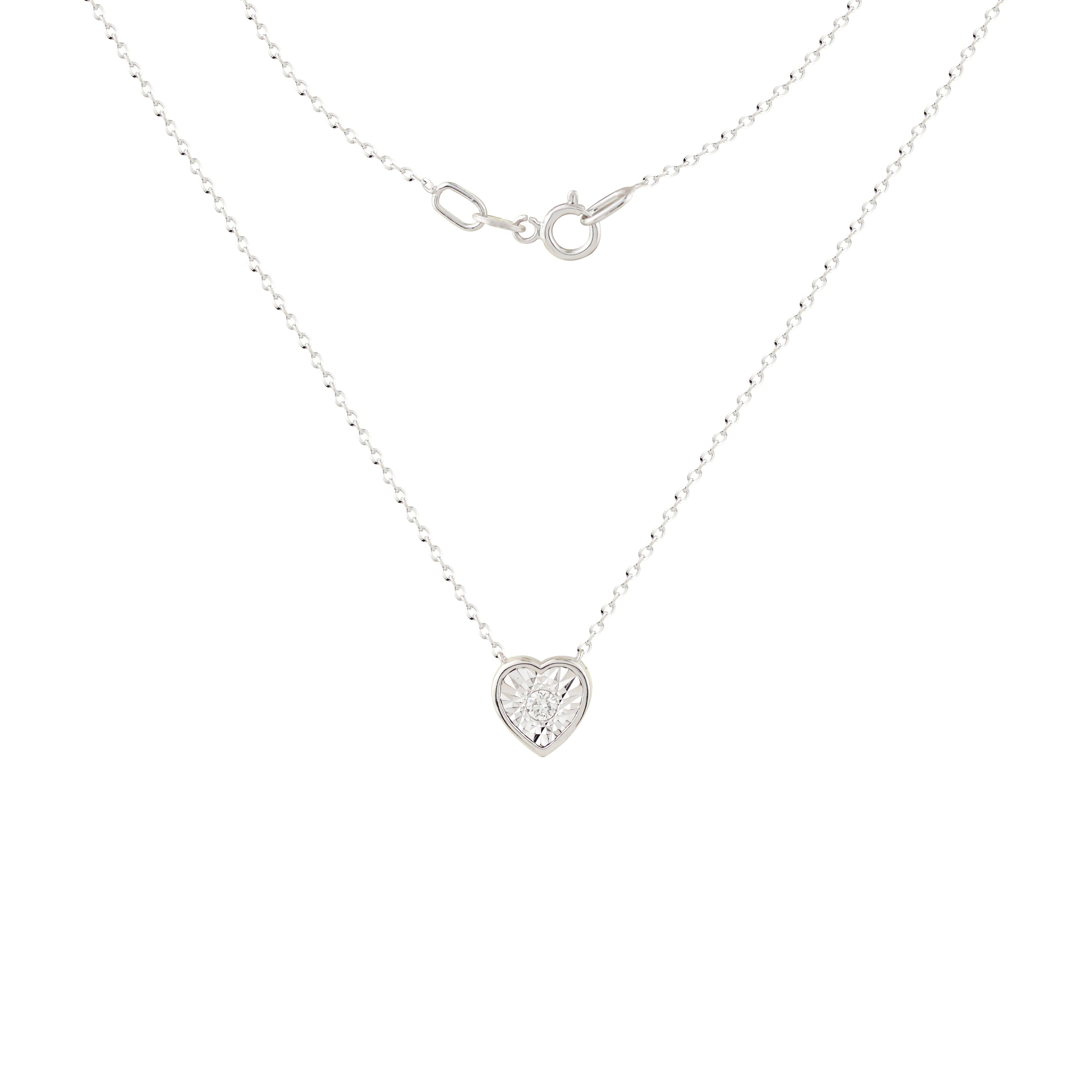 Stellar Solitude Spark Diamond Necklace