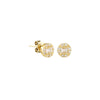 Circle Weave Glamour Stud Earrings